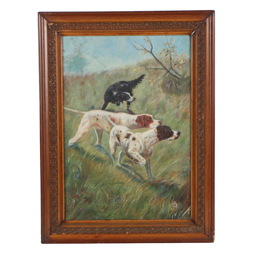 William L Kimball 1894 Oil Painting