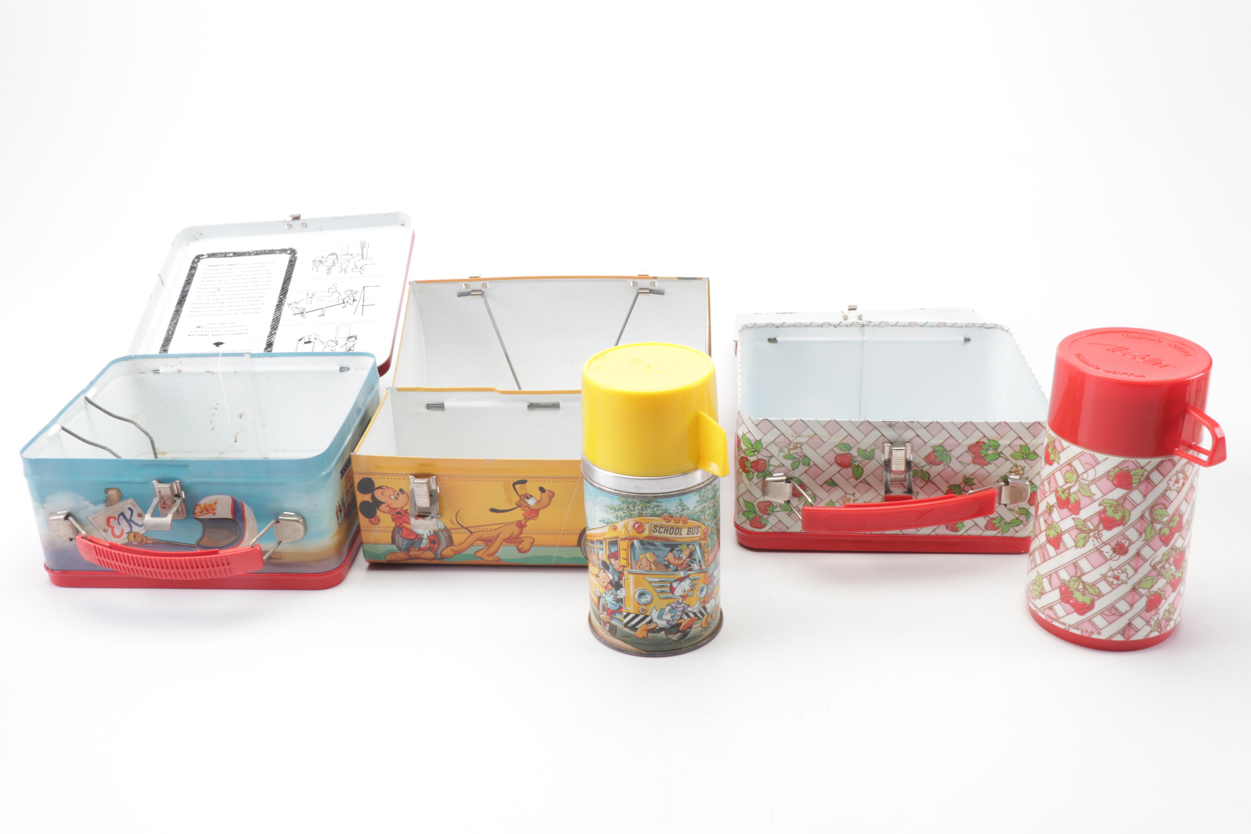 Evel Knievel, Dick Tracy, G.I. Joe and Other Lunch Boxes and Thermoses