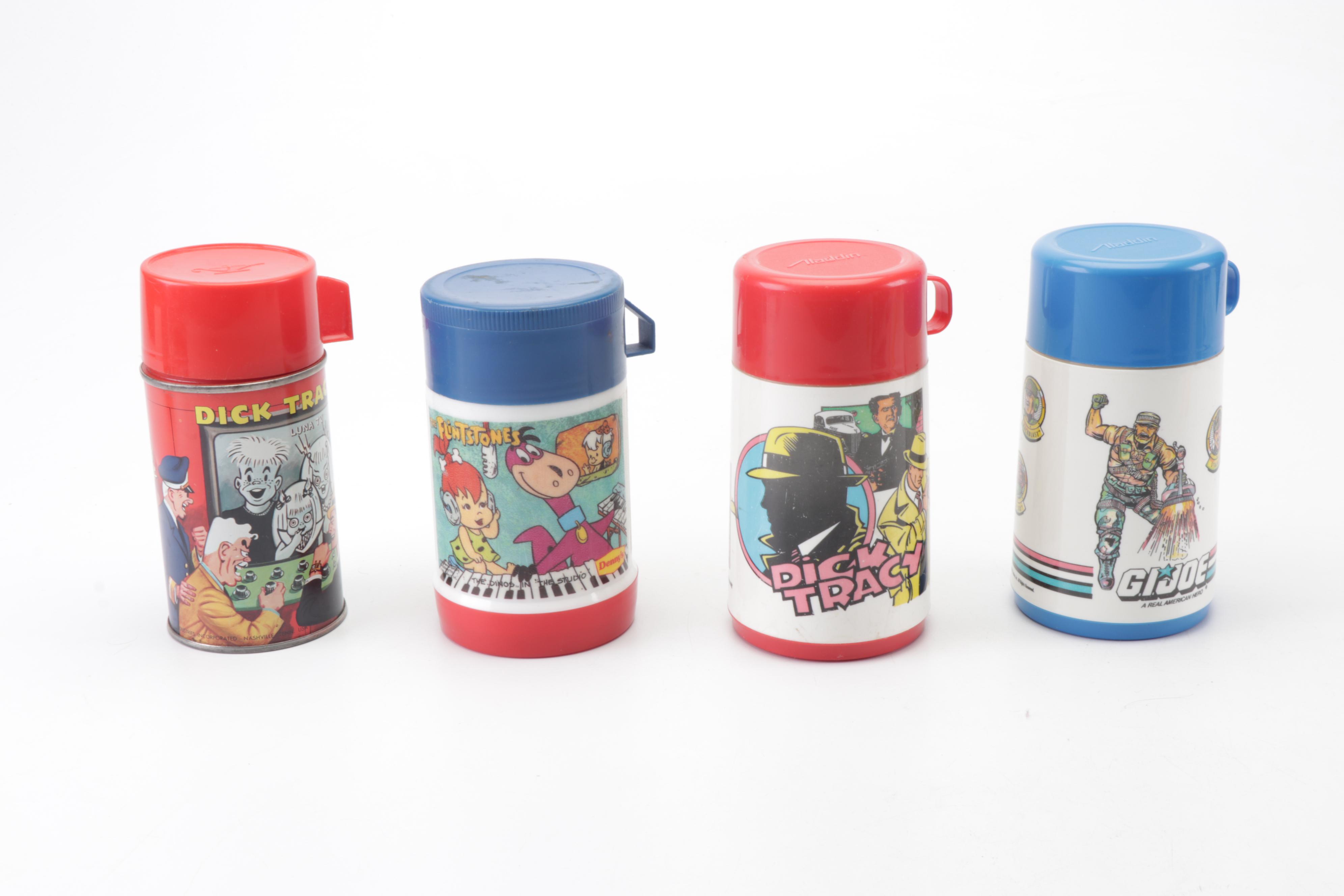 Evel Knievel, Dick Tracy, G.I. Joe and Other Lunch Boxes and Thermoses