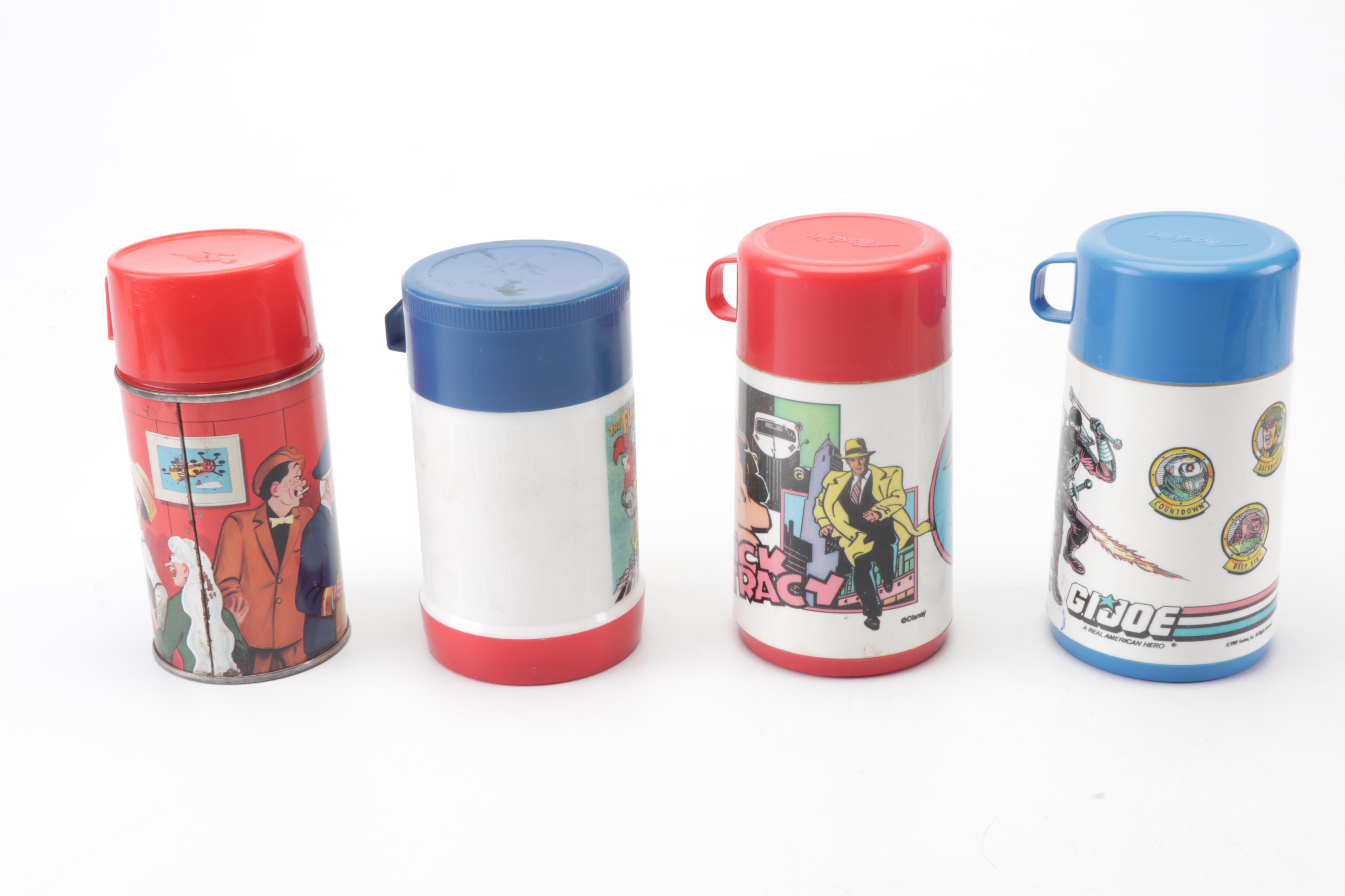 Evel Knievel, Dick Tracy, G.I. Joe and Other Lunch Boxes and Thermoses