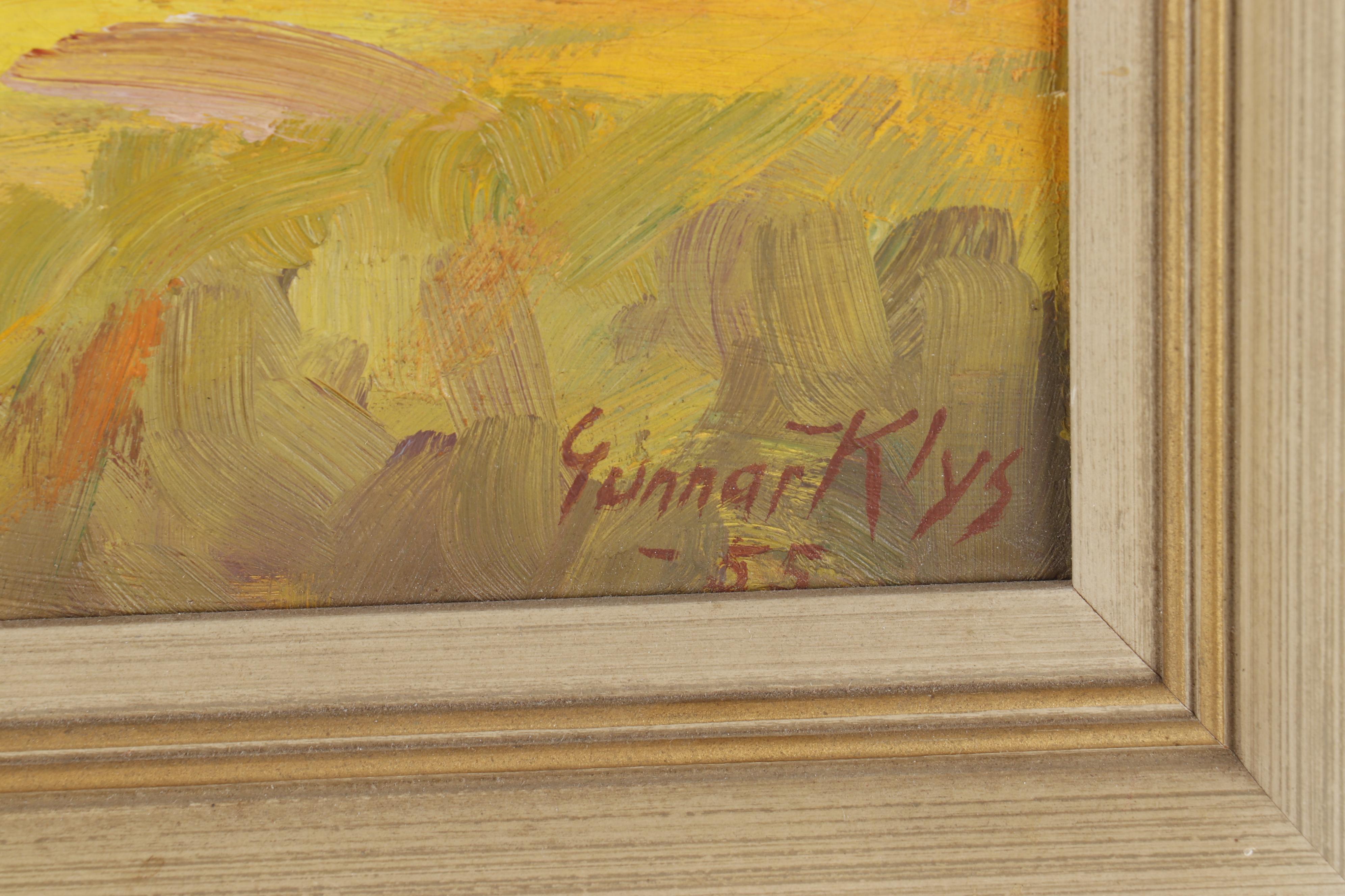 Gunnar Klys Landscape Oil Painting