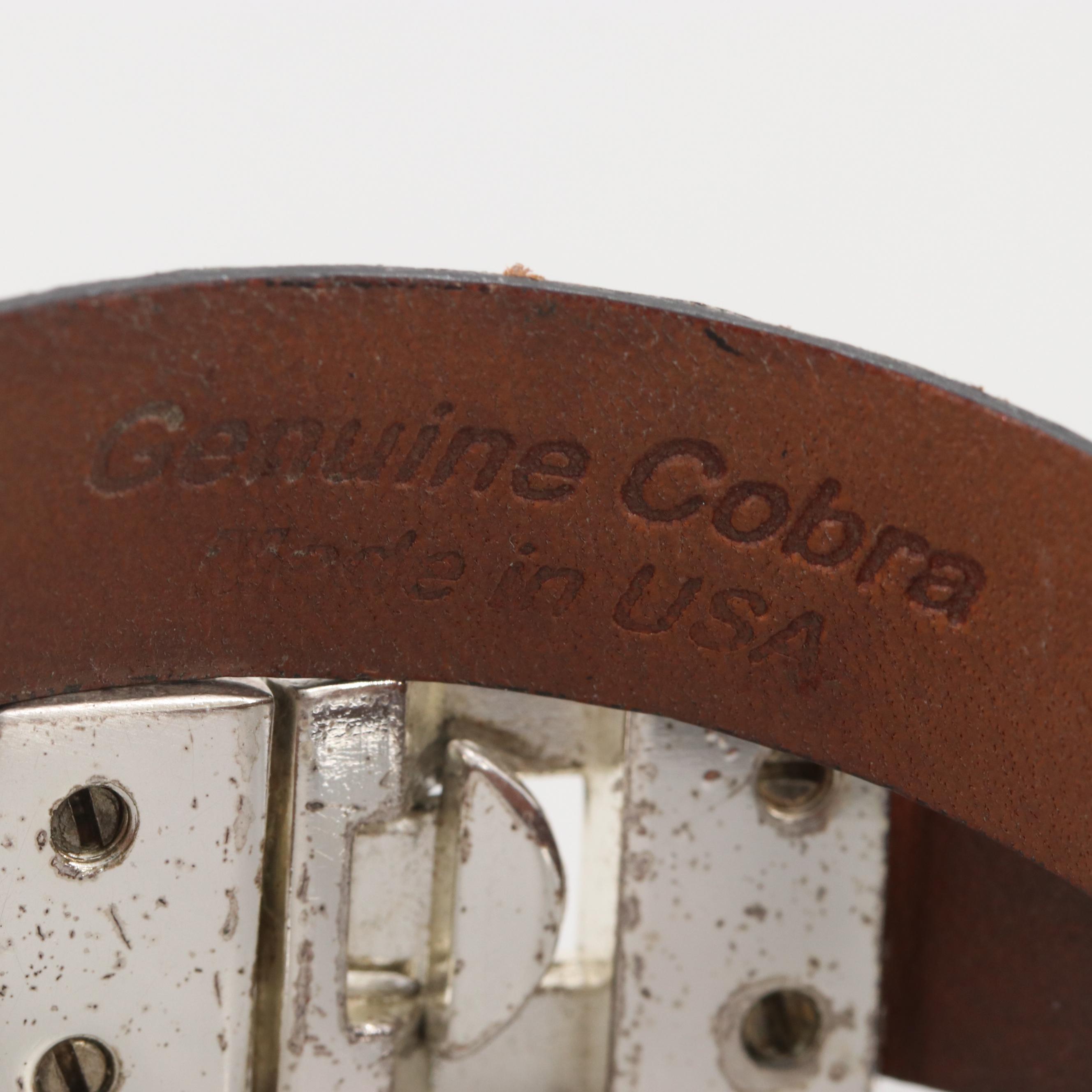 Leighelena Costume Snake Skin "Jigsaw" Bracelets