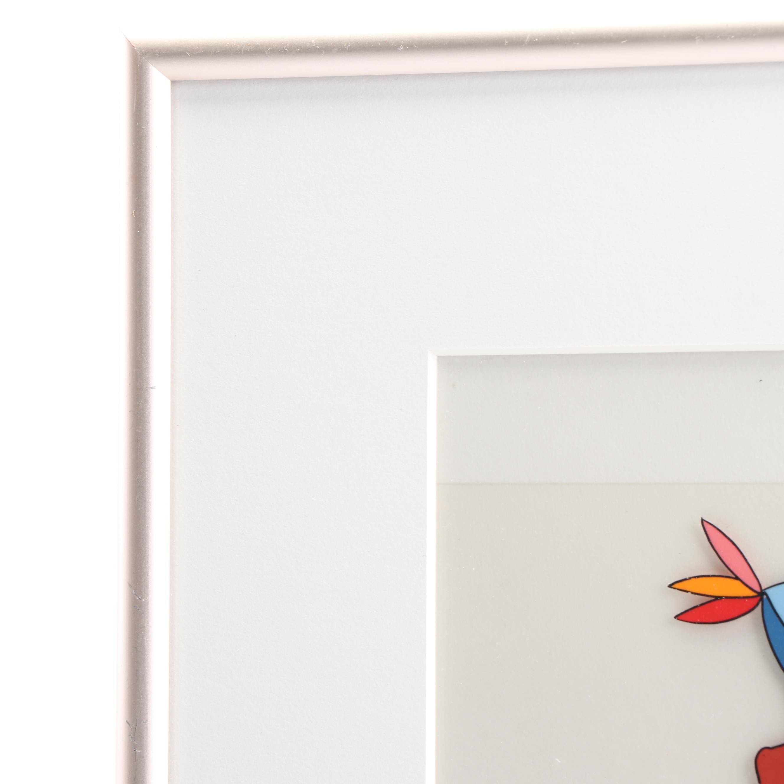 Four Kellogg's Fruit Loops Toucan Sam 1980s Animation Cels