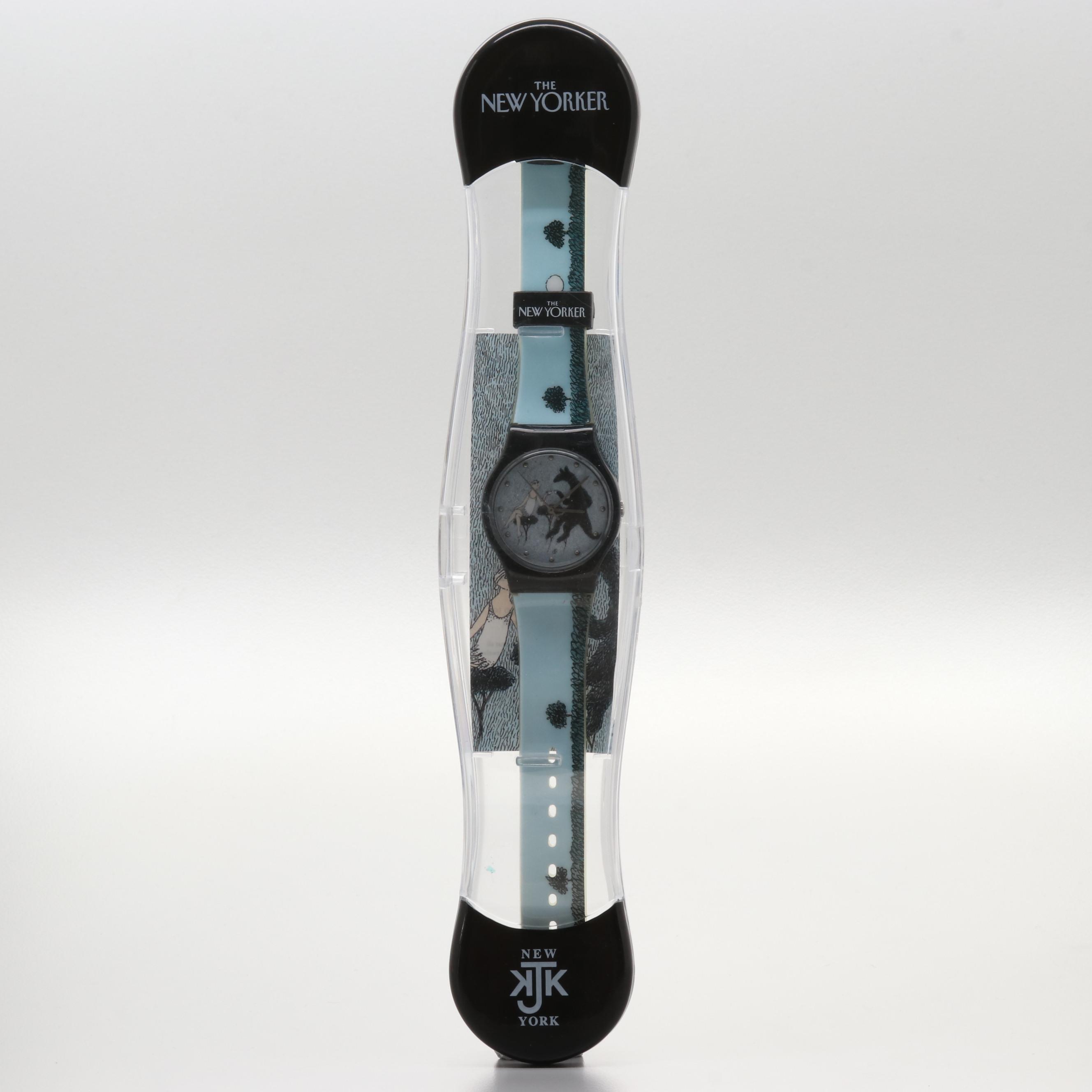 The New Yorker Edward Gorey 1925-2000 "Flapper Girl and Wolf" Tribute Watch