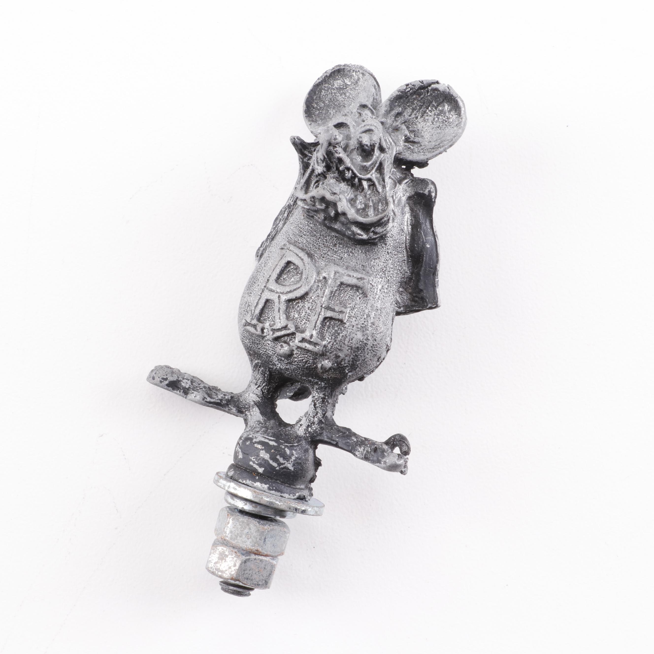 Big Daddy Roth 'Rat Fink' Metal Hood Ornament