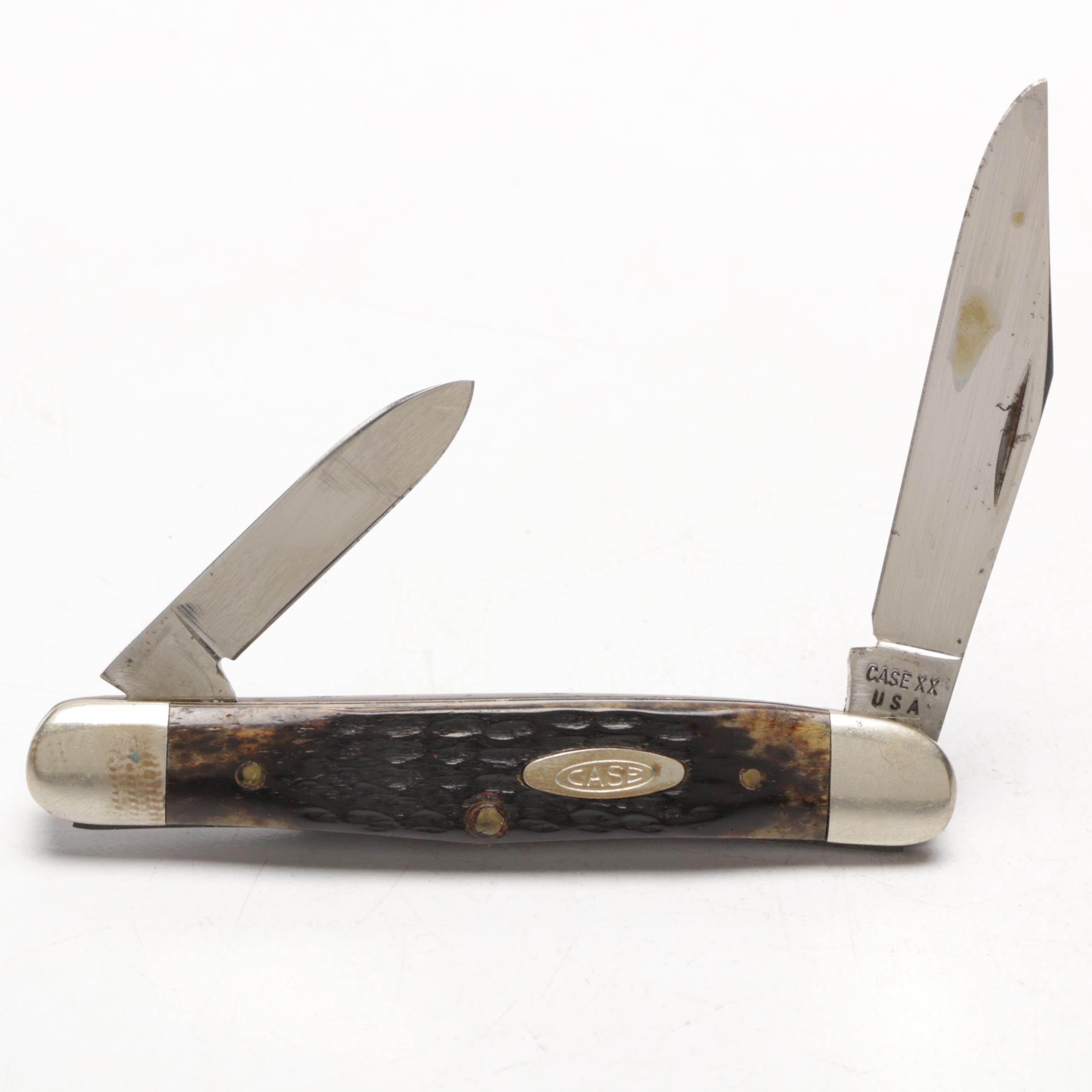 Case "6208" Model Dual Blade Pocket Folding Knife