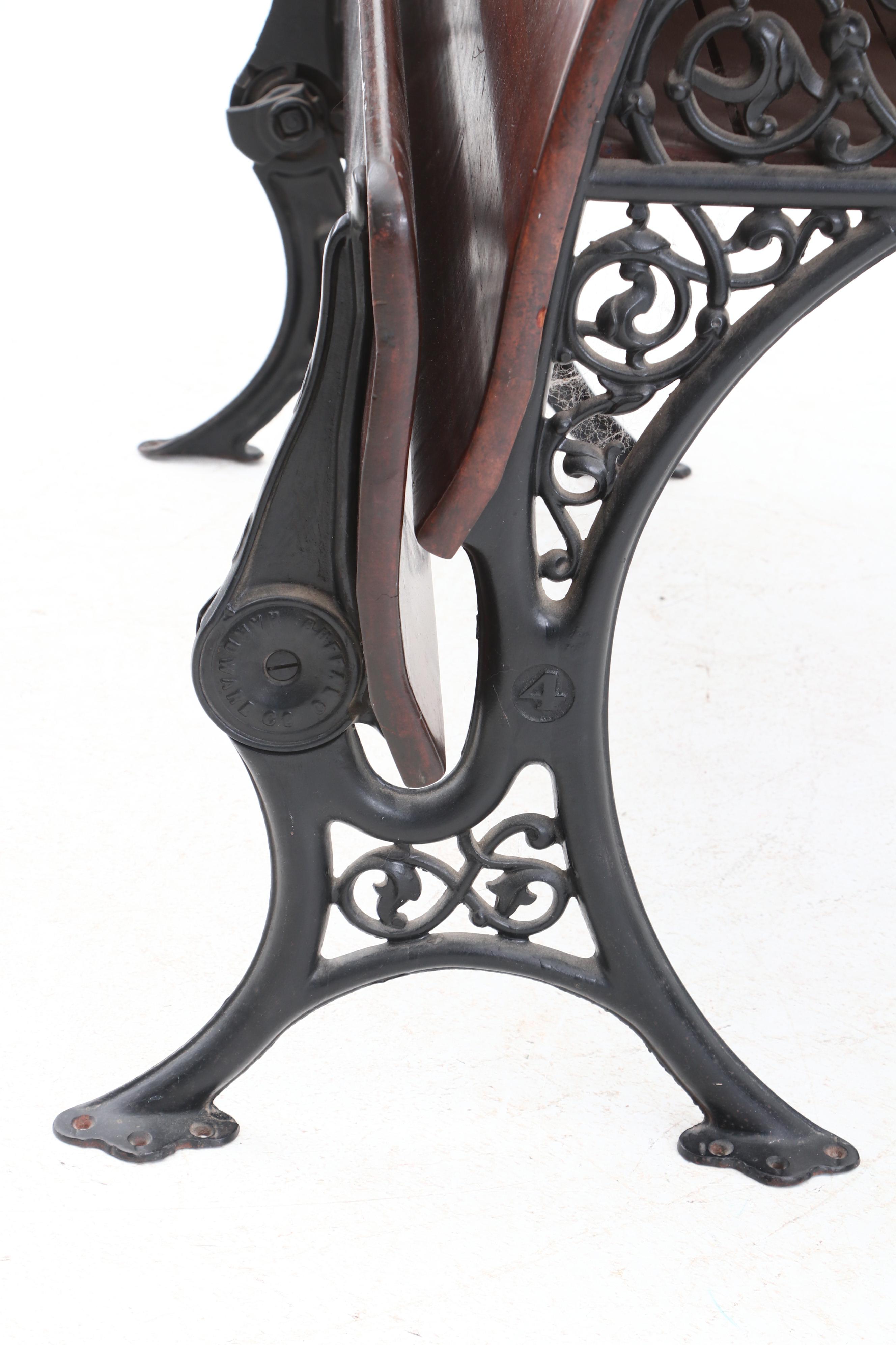 Antique Double School Desk by Buffalo Hardware Company