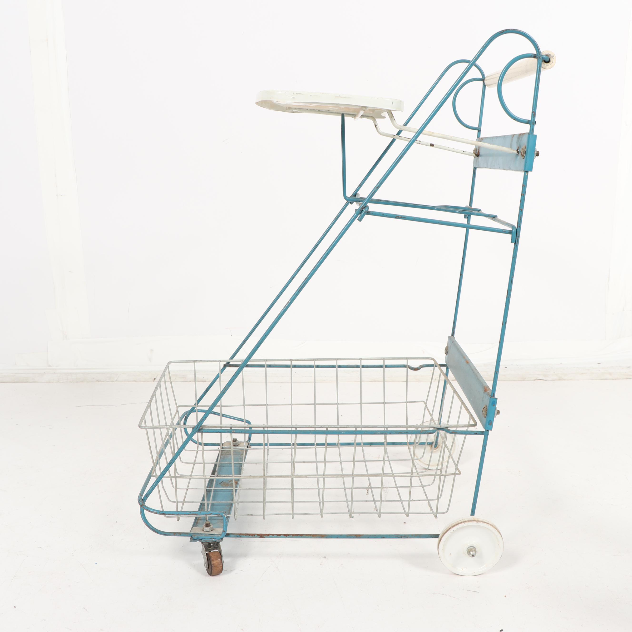 Metal Pretend Play Toys Including High Chair, Stroller, and More