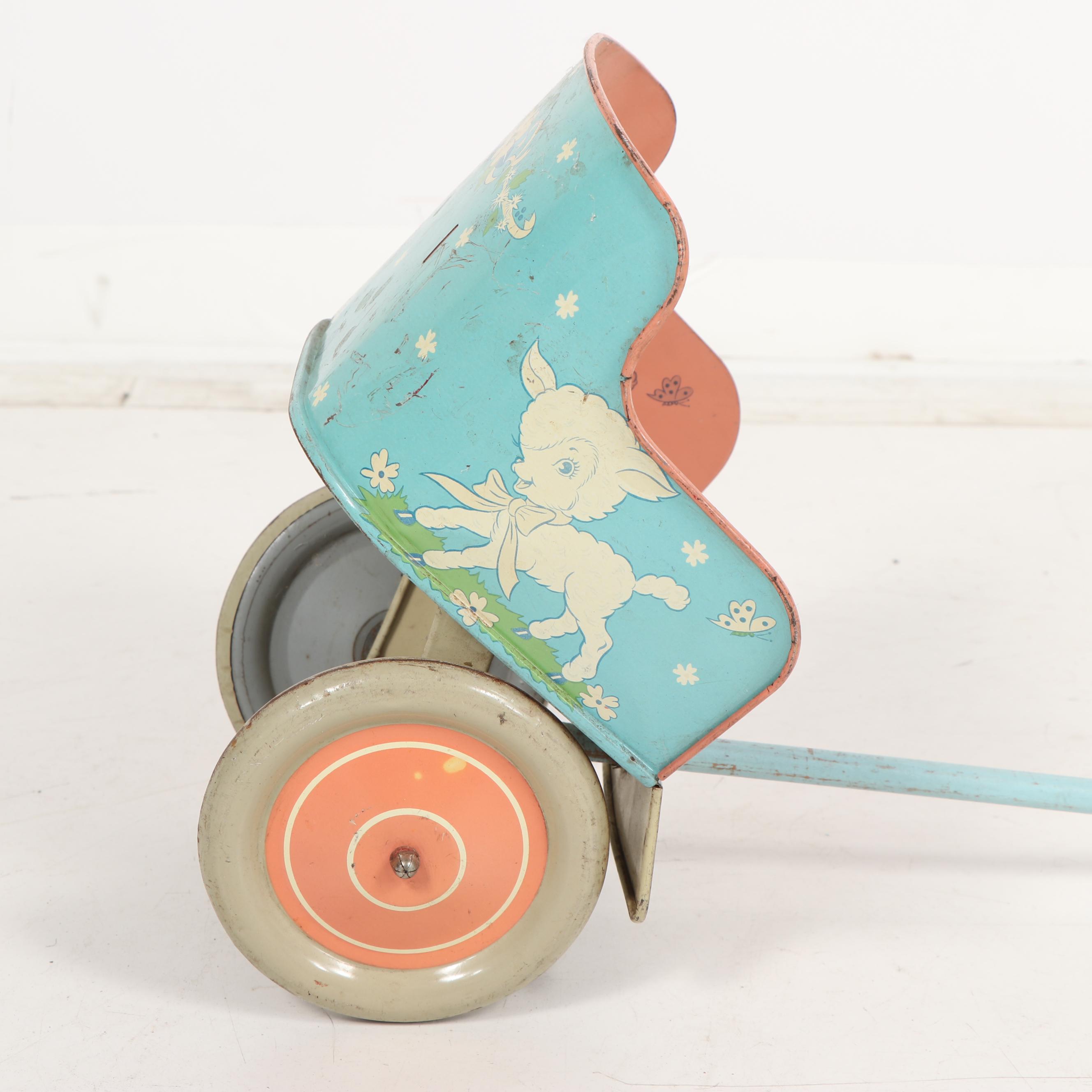 Metal Pretend Play Toys Including High Chair, Stroller, and More