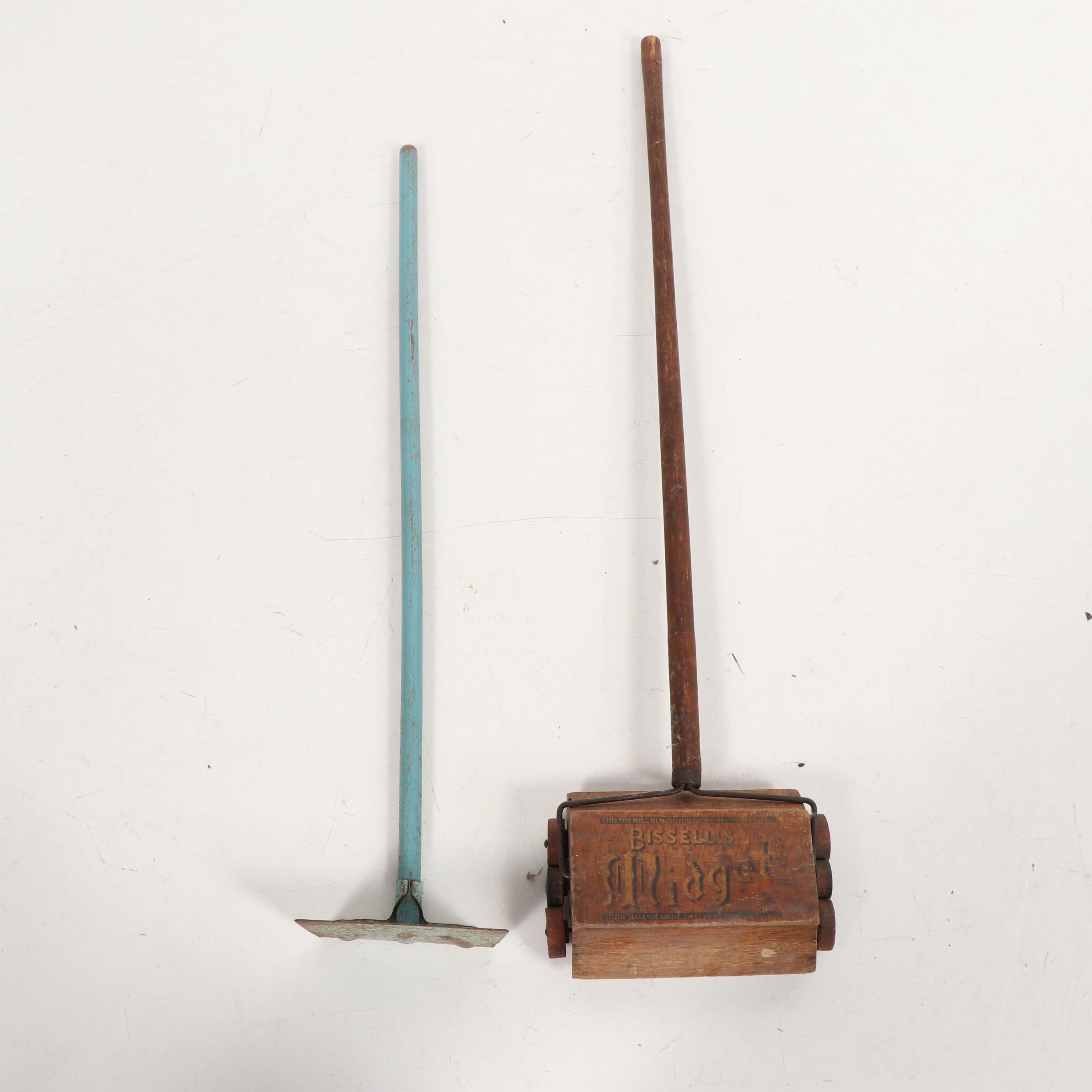 Metal Pretend Play Toys Including High Chair, Stroller, and More