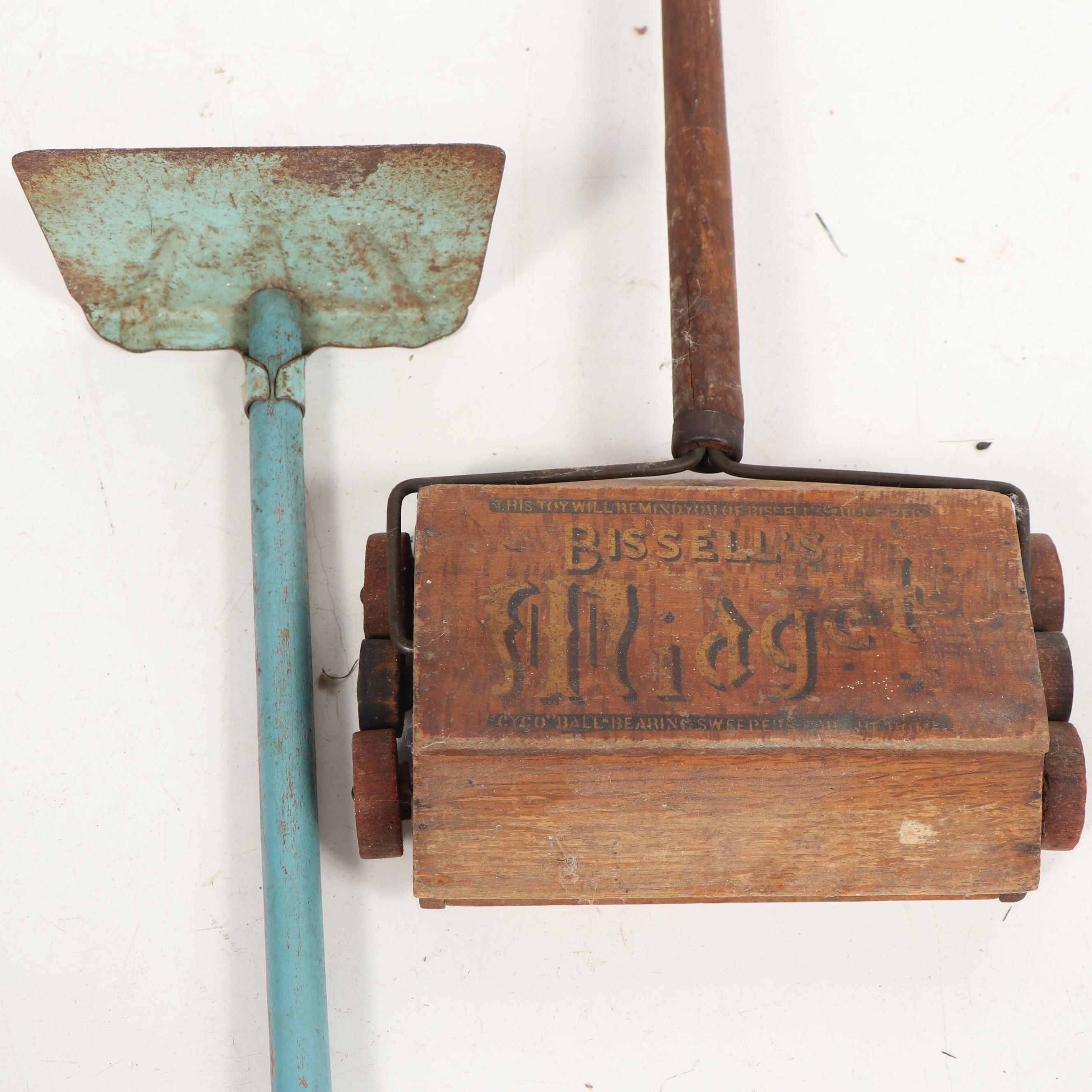 Metal Pretend Play Toys Including High Chair, Stroller, and More