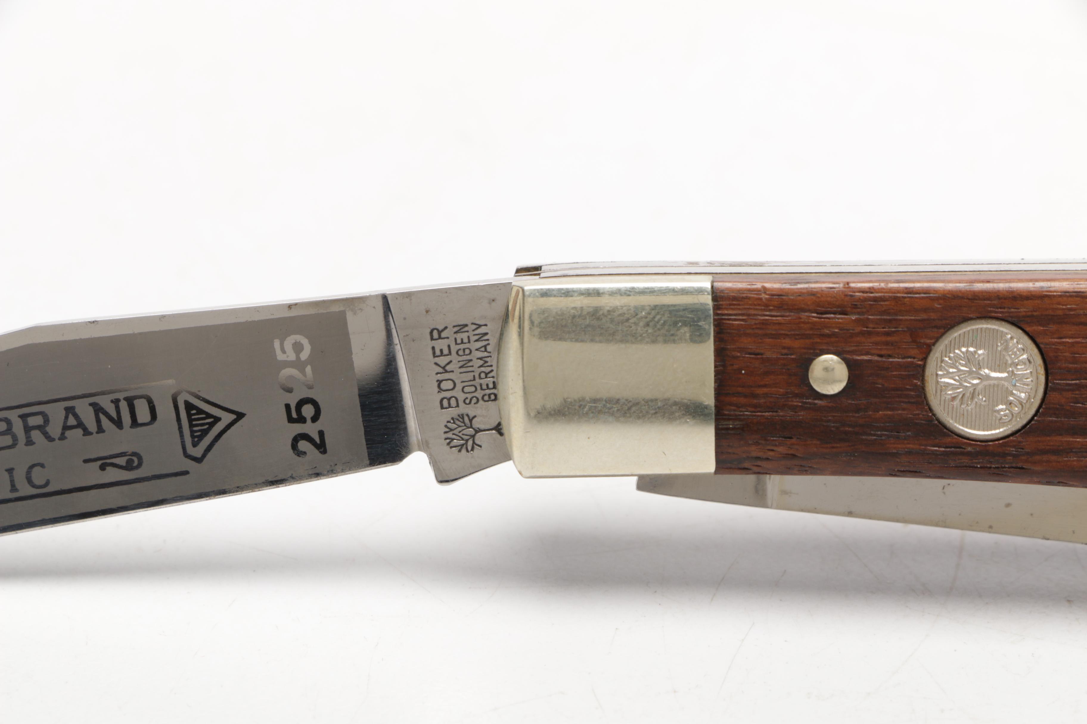 Boker "Tree Brand Classic" Solingen Germany Dual Blade Utility Knife