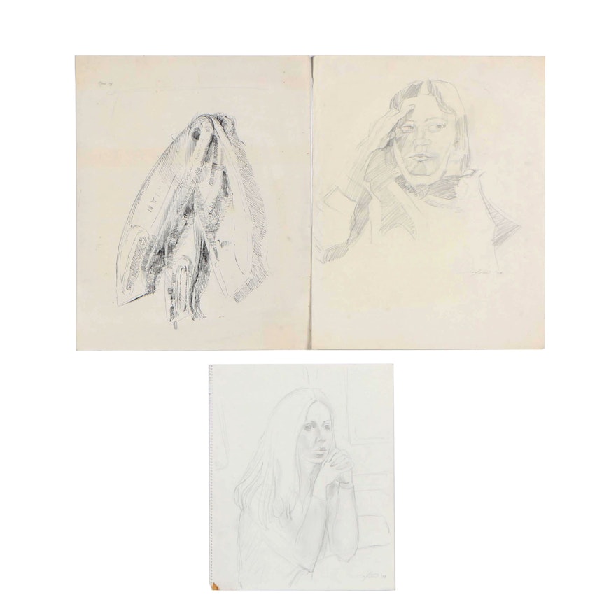 Ricardo Morin 1978-1998 Ink and Graphite Drawings