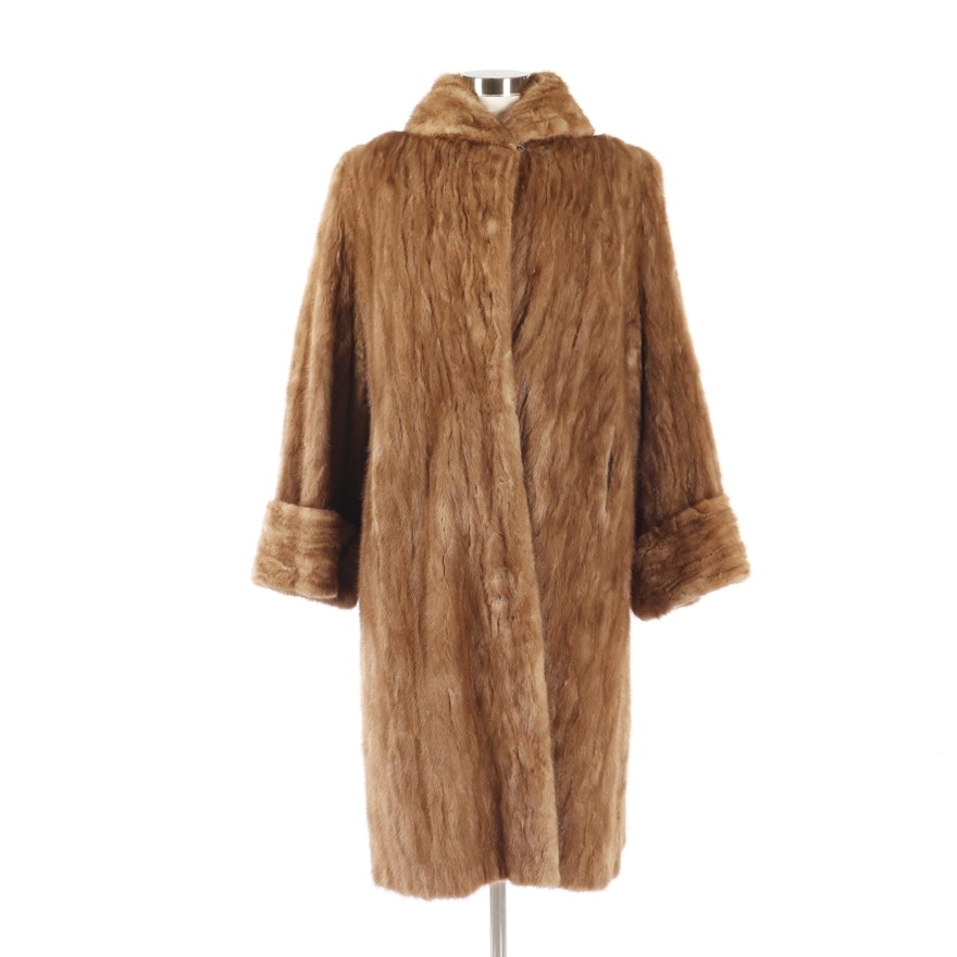 Women's Vintage Victoria Fur Salon Mink Fur Coat