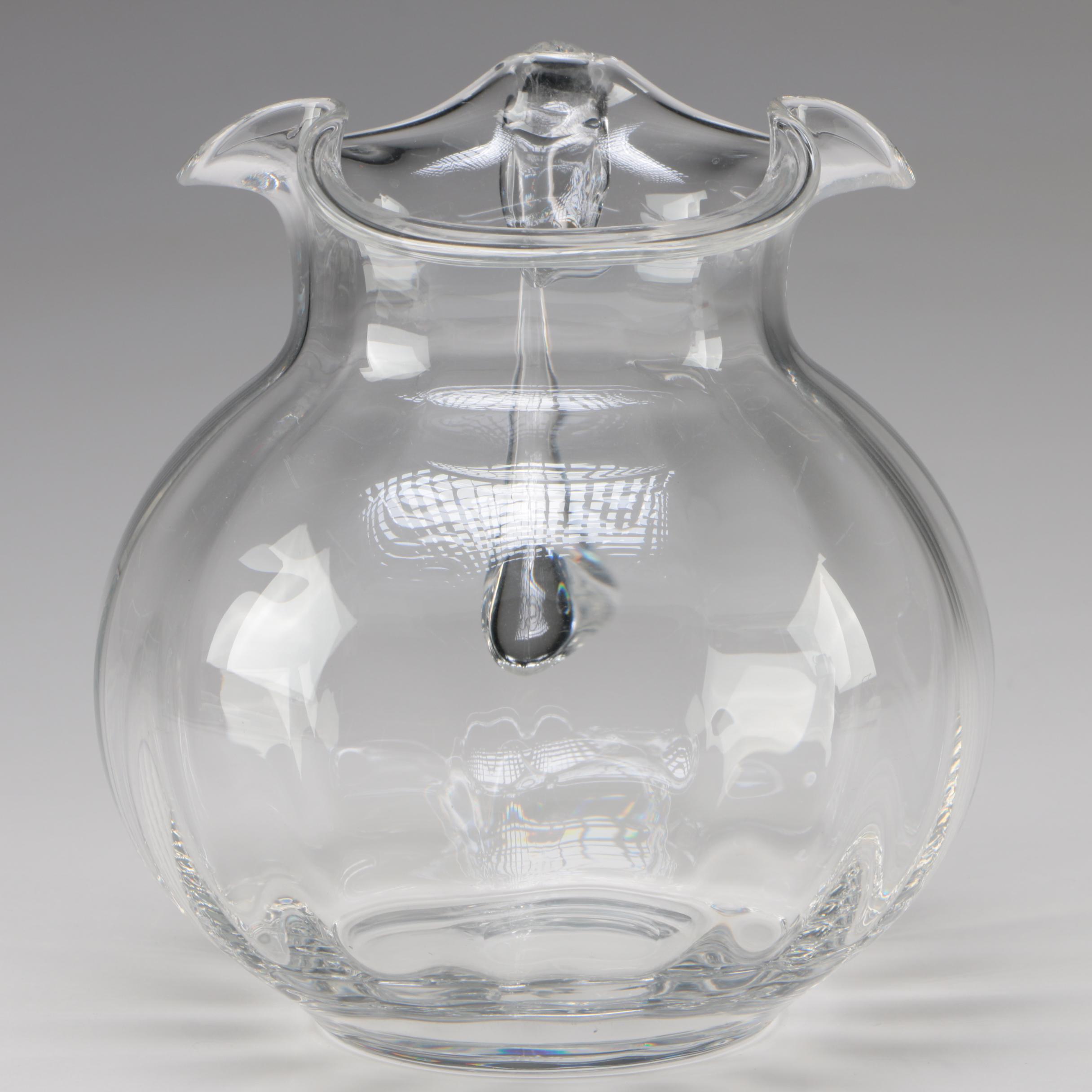 Tiffany & Co. "Devon" Crystal Pitcher