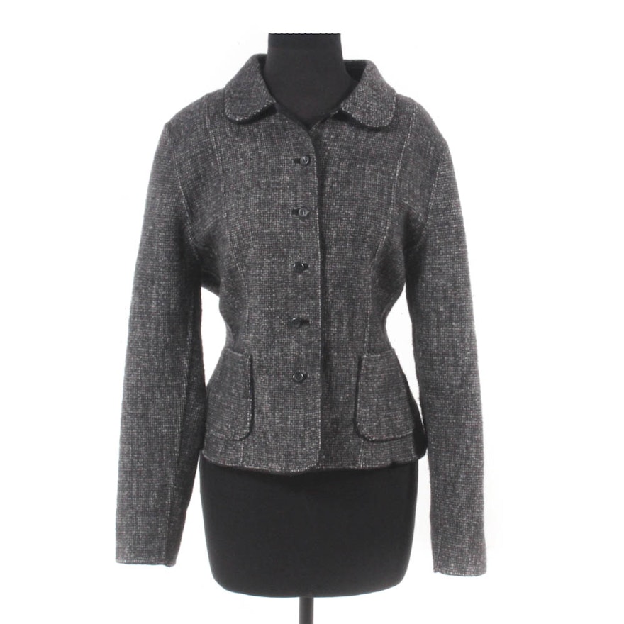 Pendleton Wool Blend Button-Front Jacket