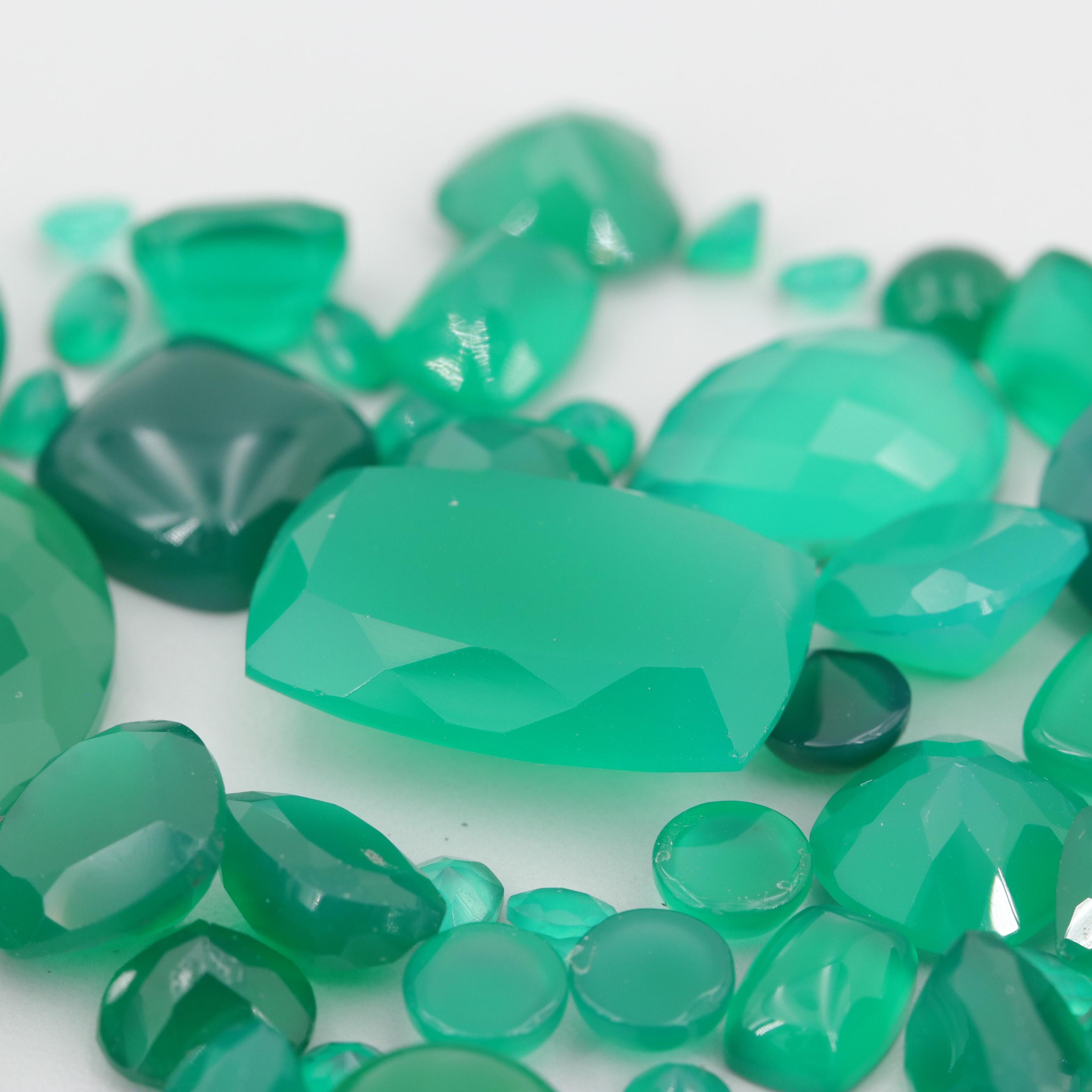 Loose 158.41 CTW Green Chalcedony