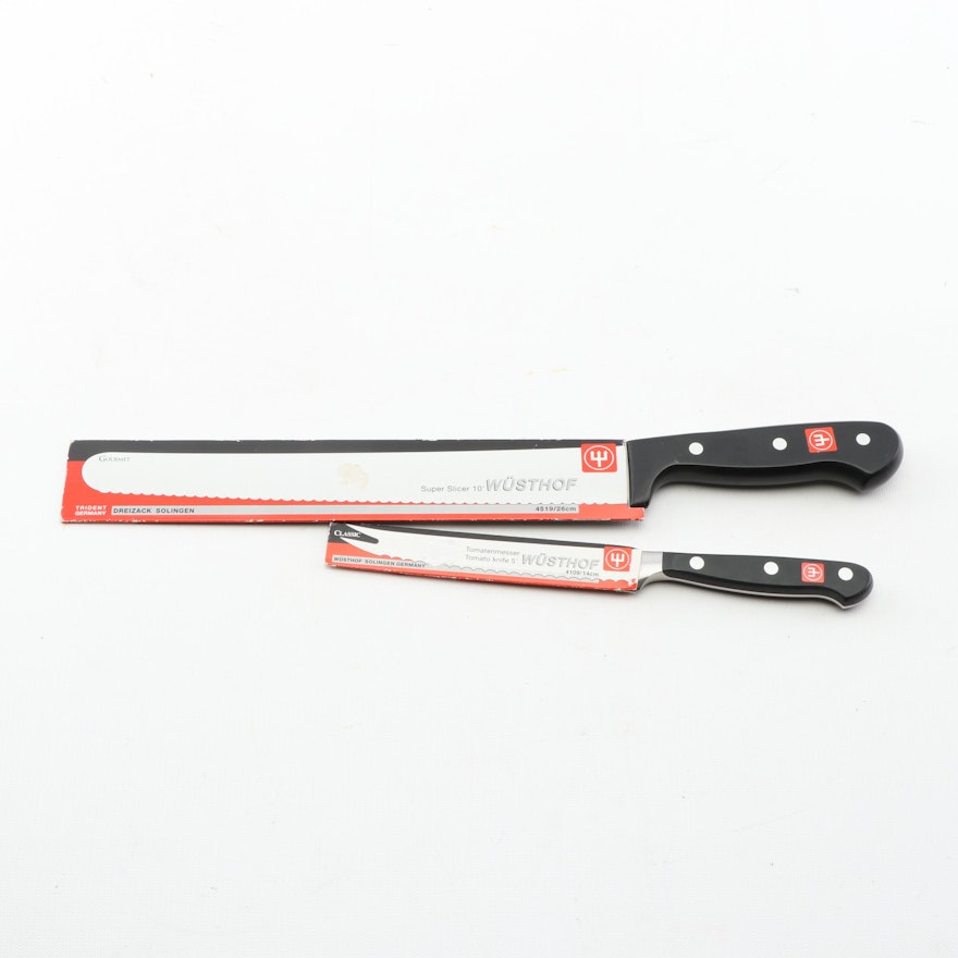 Wusthof Super Slicer and Tomato Knife