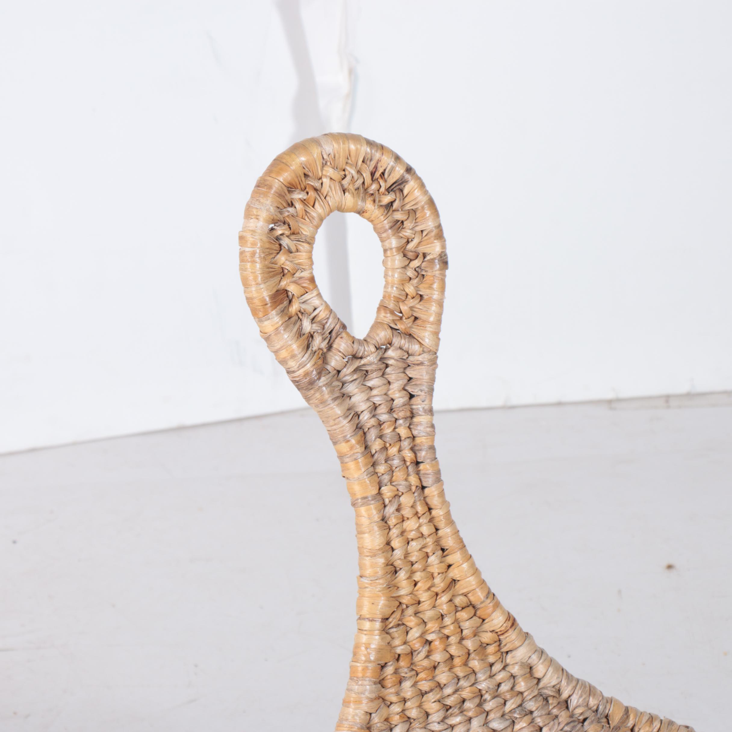 PS GULLHOLMEN Woven Banana Leaf Rocking Chair by IKEA