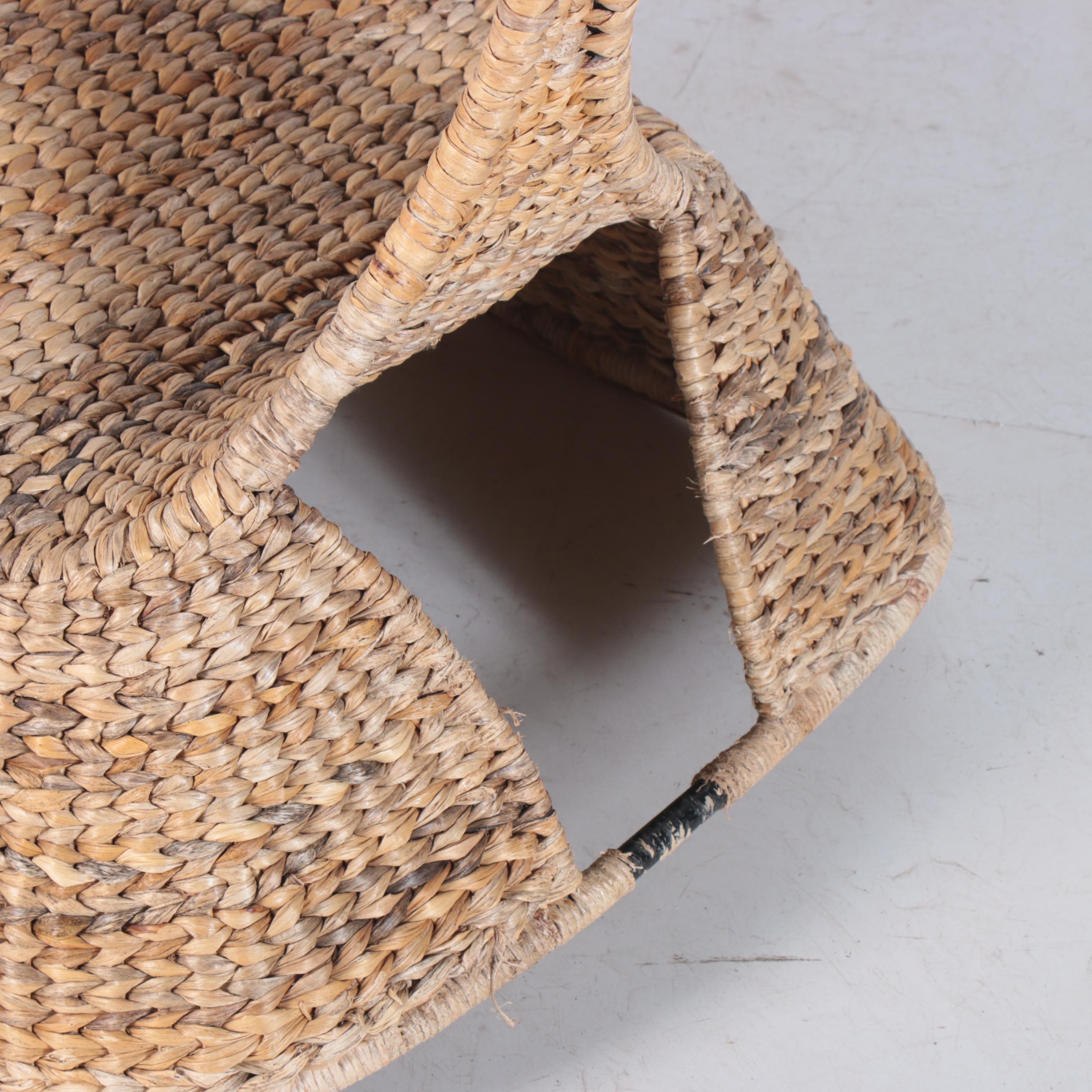 PS GULLHOLMEN Woven Banana Leaf Rocking Chair by IKEA