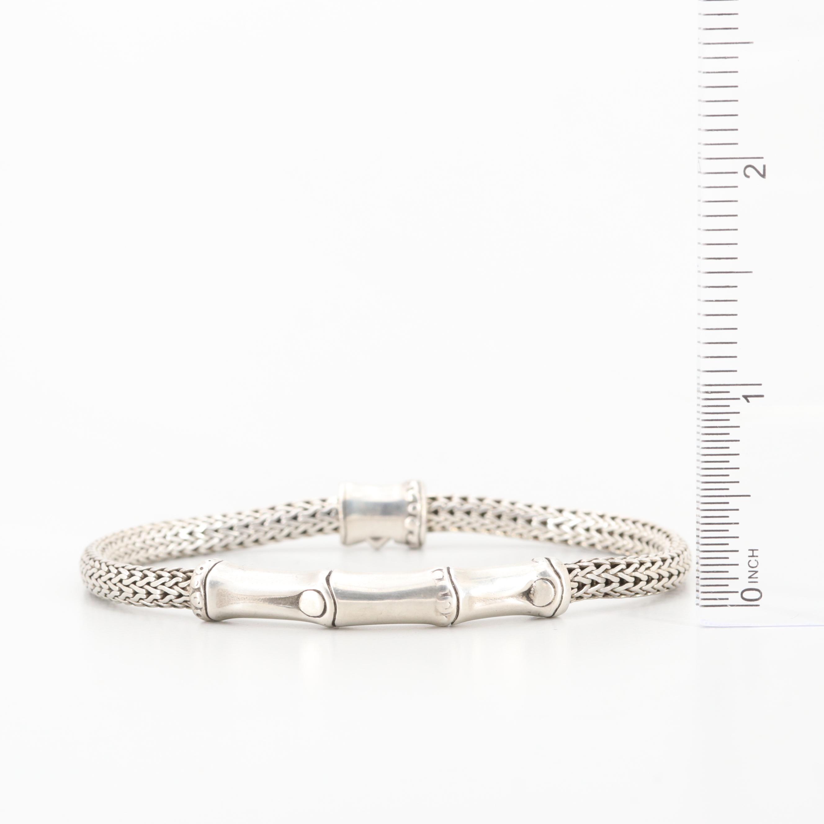 John Hardy "Bamboo" Sterling Silver Bracelet