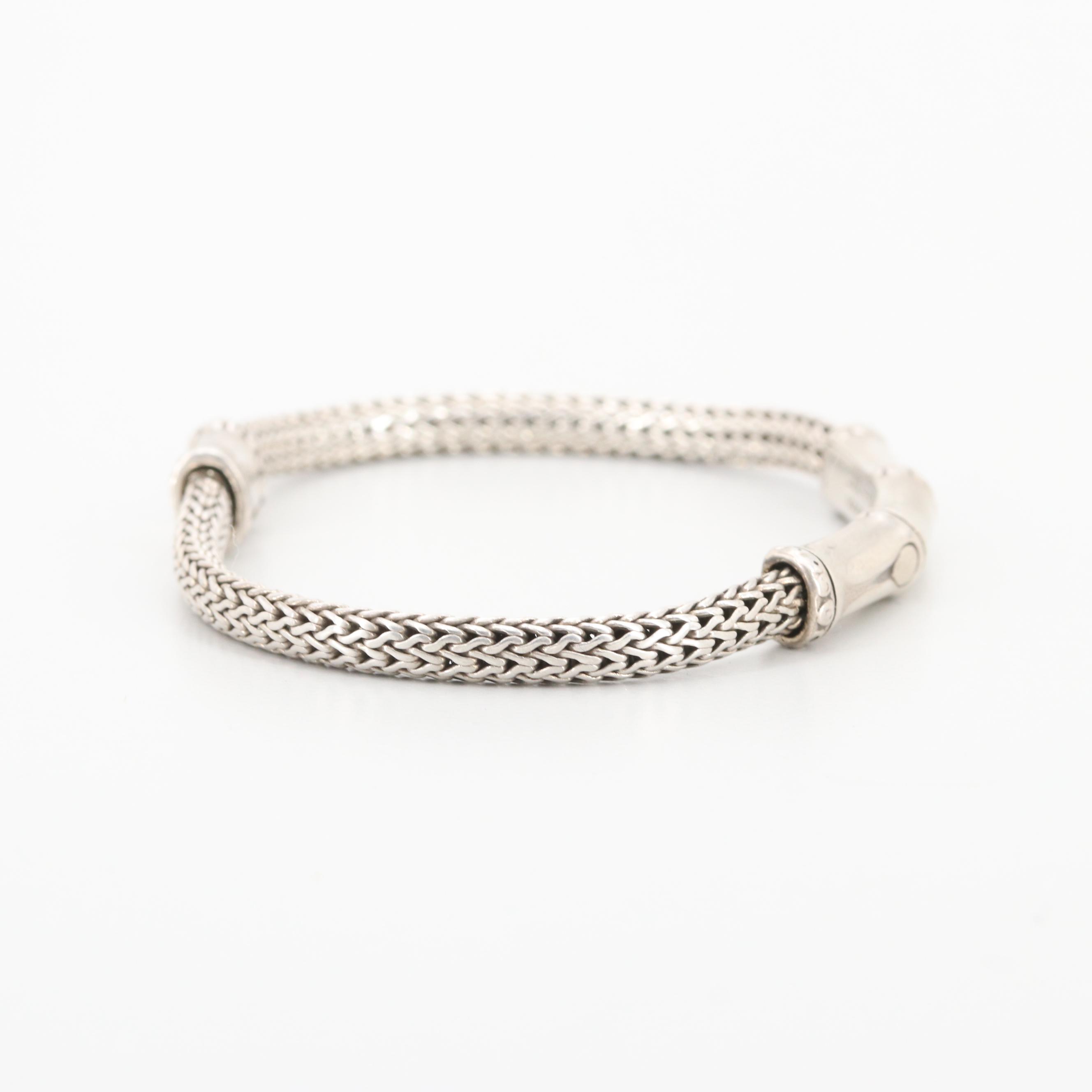 John Hardy "Bamboo" Sterling Silver Bracelet