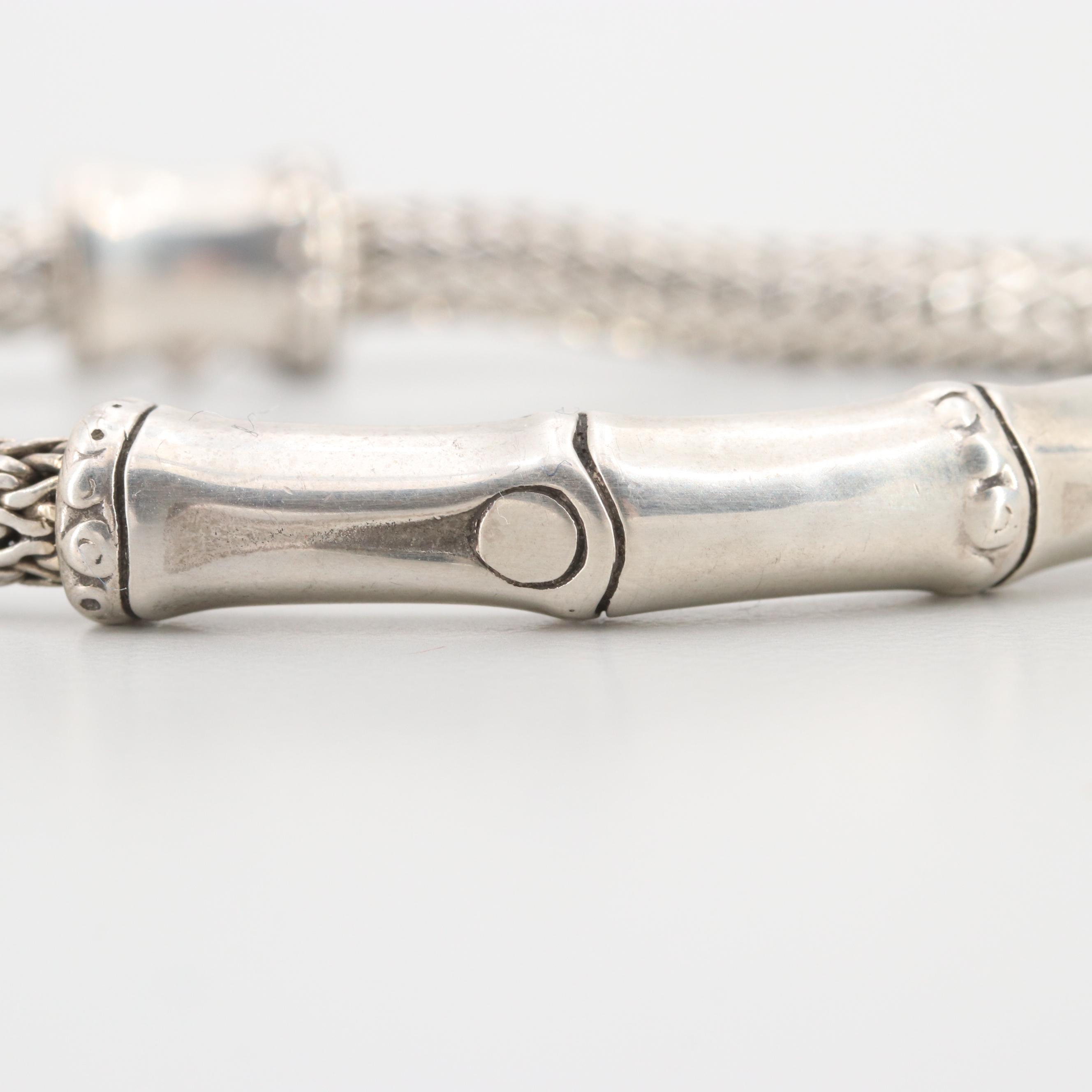 John Hardy "Bamboo" Sterling Silver Bracelet