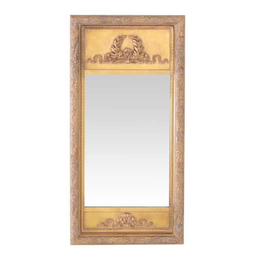 Neoclassical Style Giltwood Pier Mirror, 20th Century
