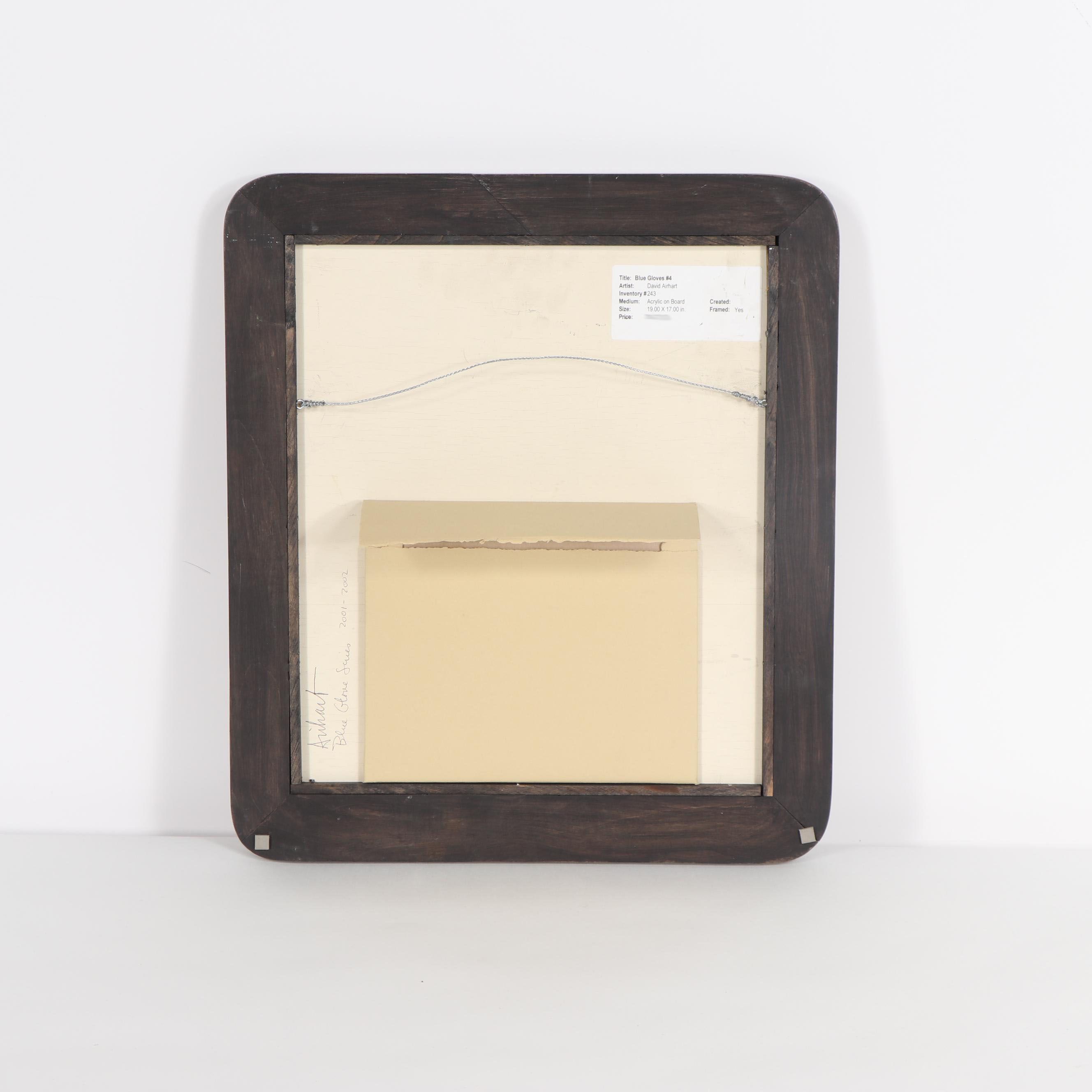 David Airhart Acrylic Painting "Blue Gloves #4"