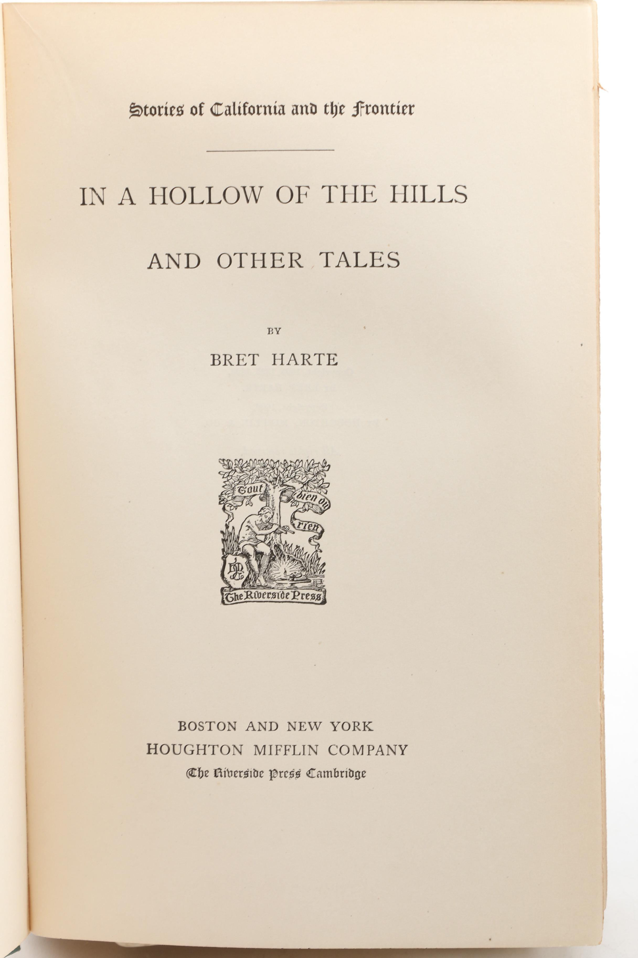 Complete "The Writings of Bret Harte" Standard Library Edition Book Set, 1910s
