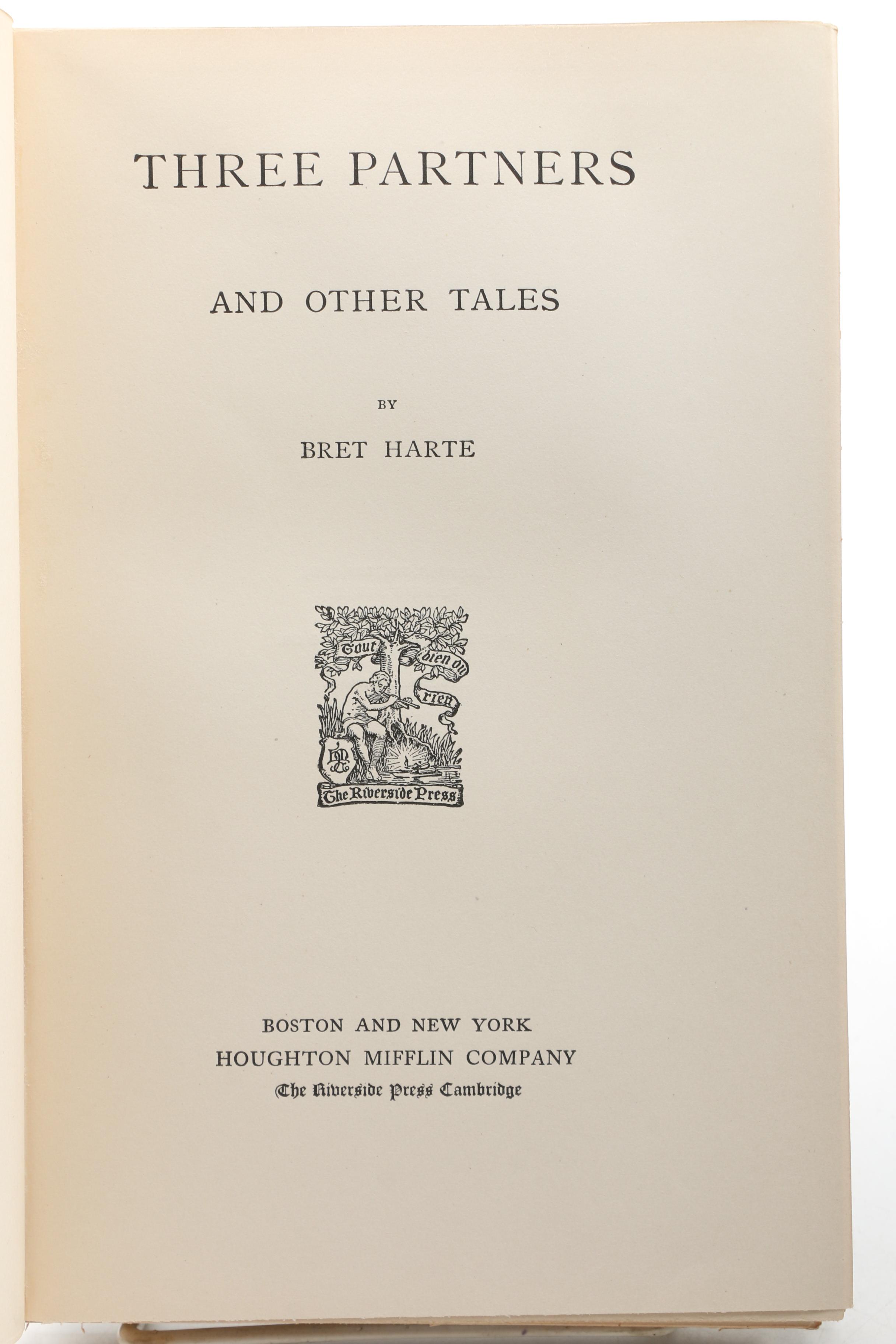 Complete "The Writings of Bret Harte" Standard Library Edition Book Set, 1910s
