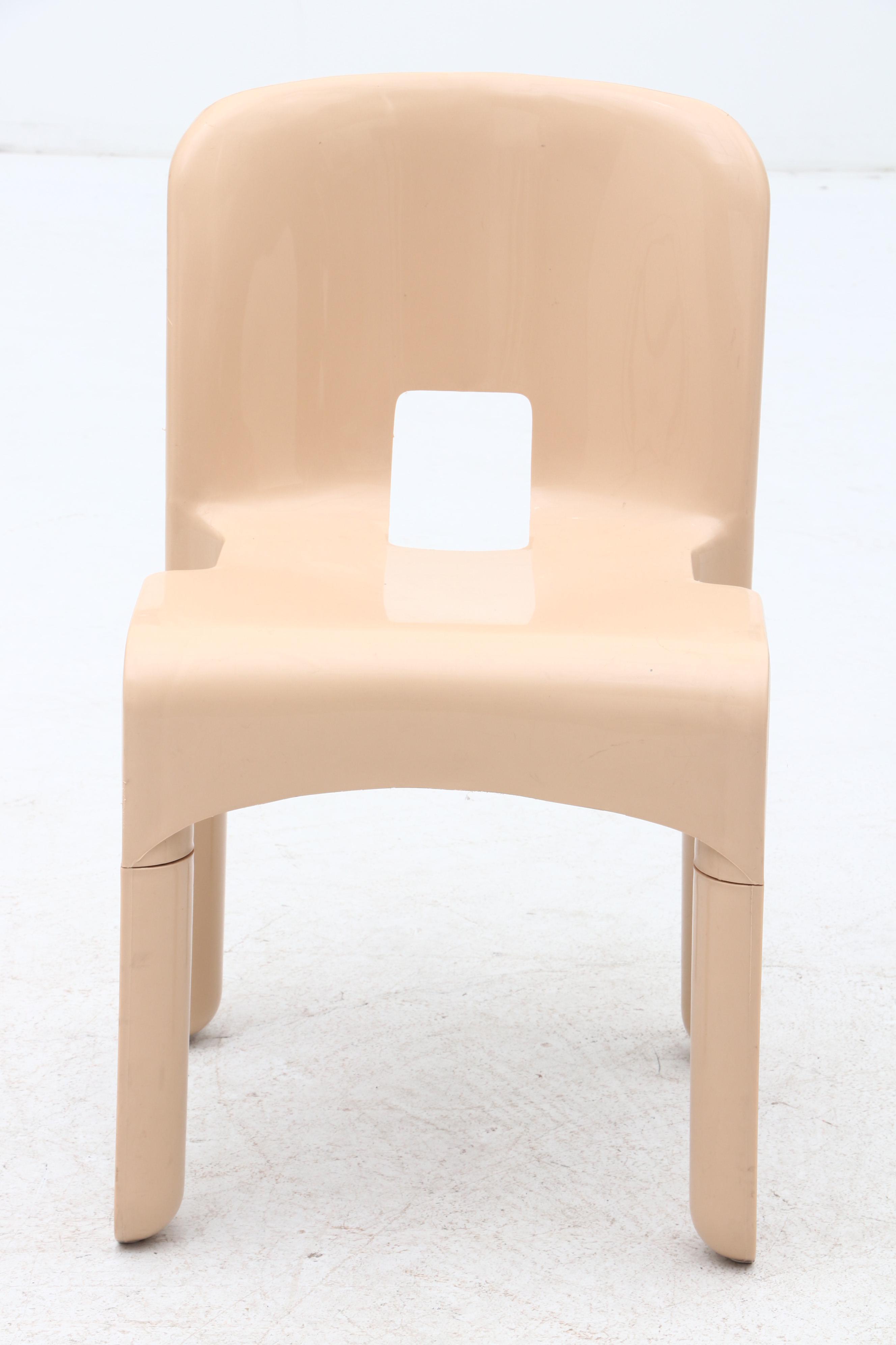 Mid-Century Modern Kartell Molded Chair by Designer Joe Colombo