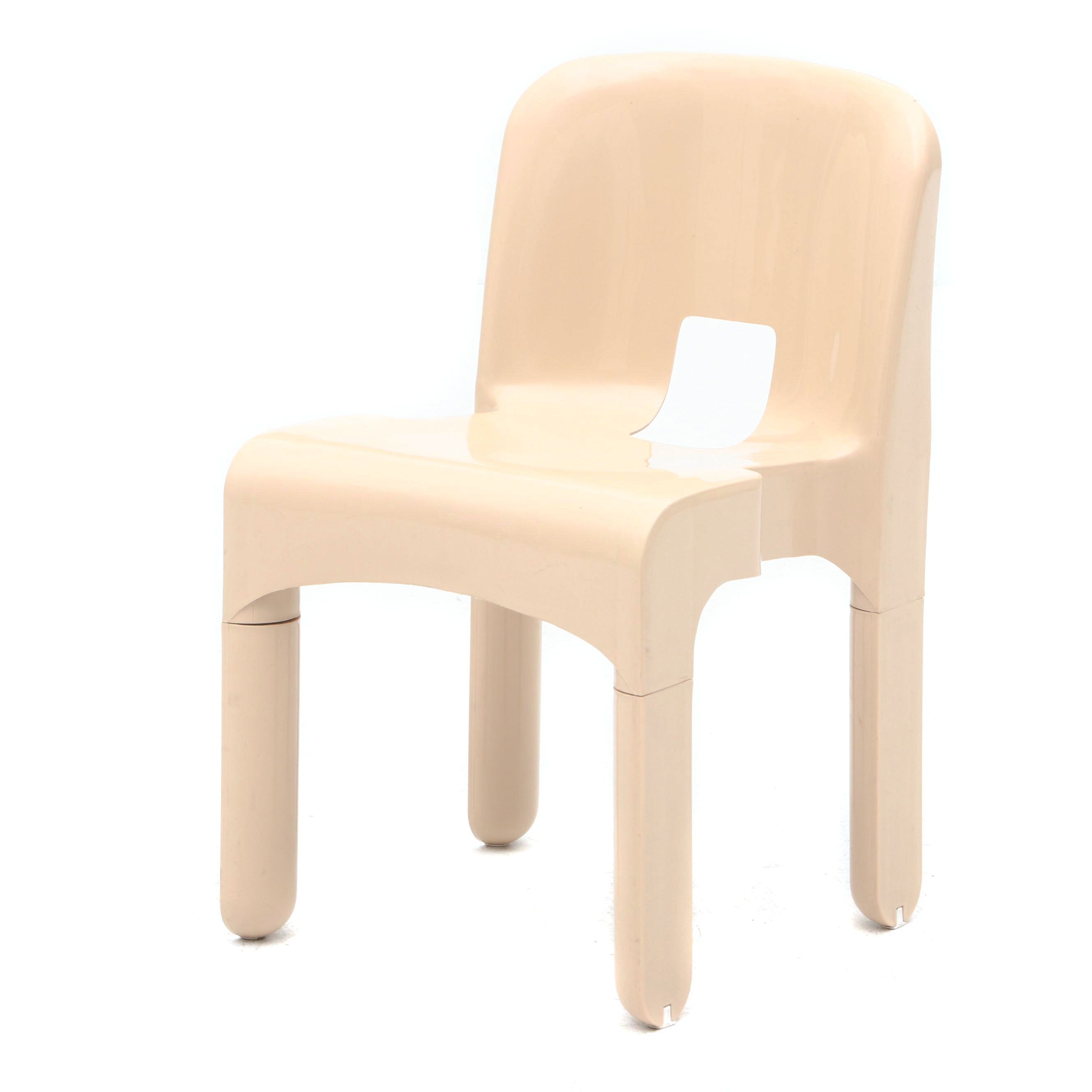 Mid-Century Modern Kartell Molded Chair by Designer Joe Colombo