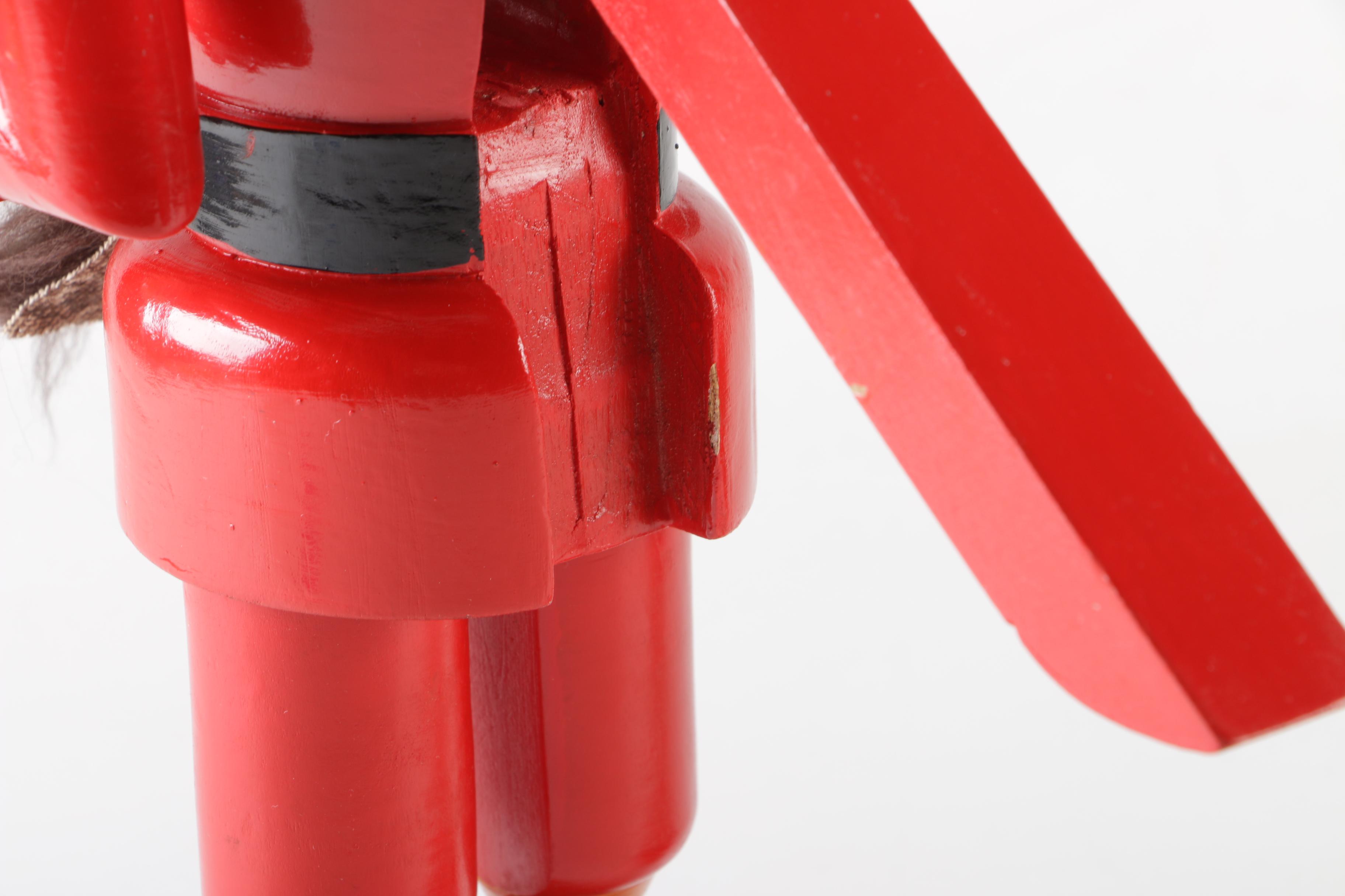 Painted Wood Nutcrackers Including "Cookie Baker"