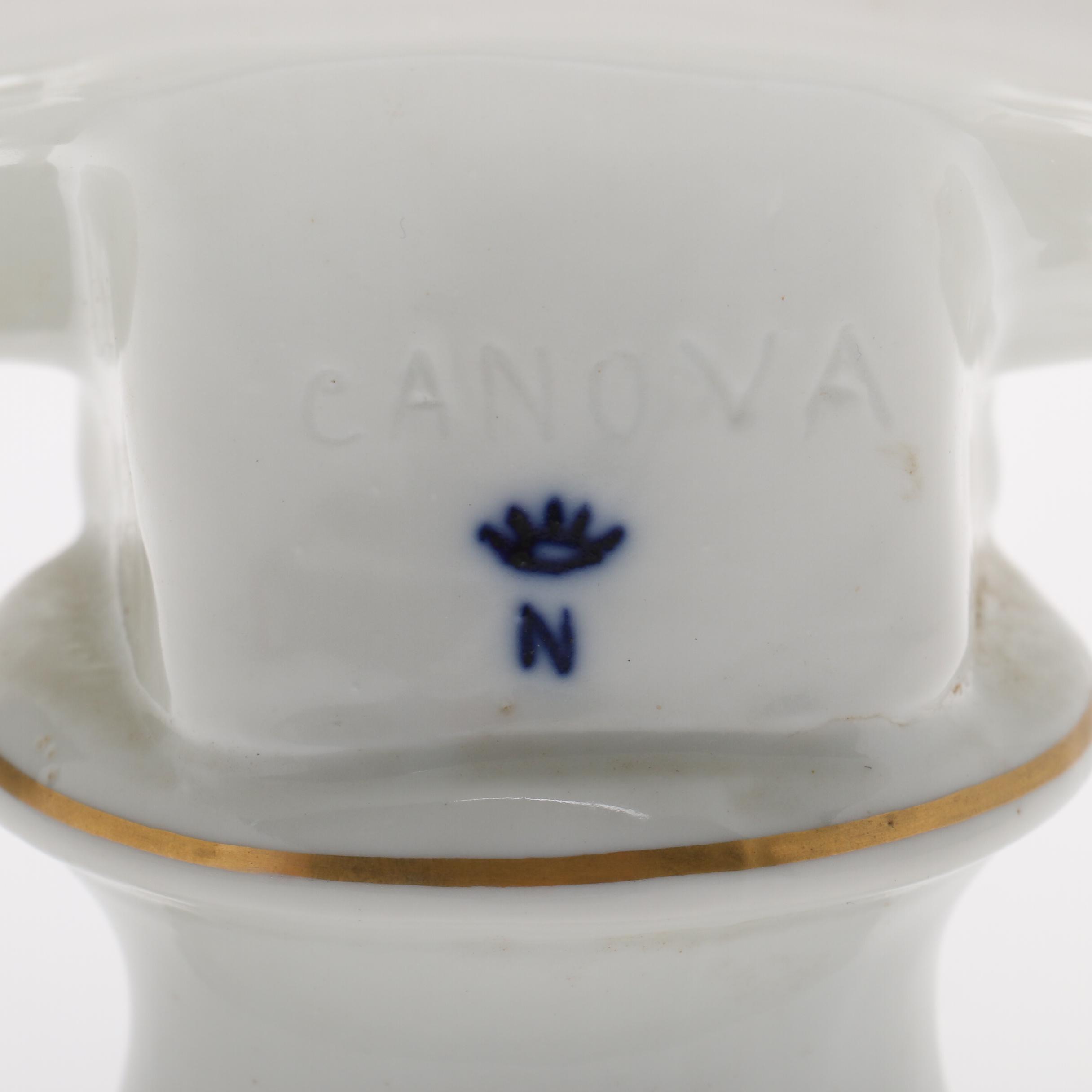 Ernst Bohn & Sohne Rudolstadt Porcelain Bust of Napoleon Bonaparte After Canova