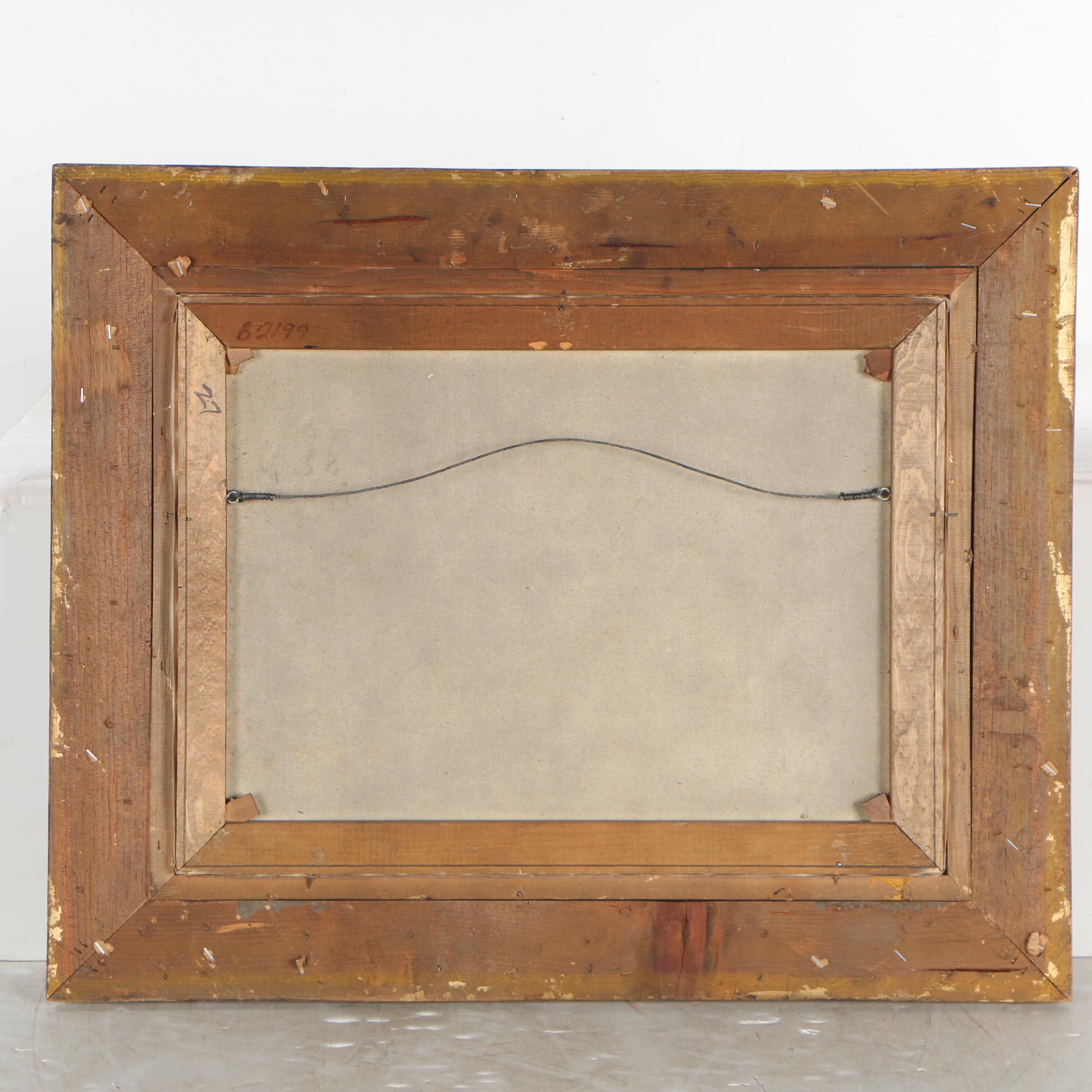 Early 20th Century Oil Painting of Tonalist Landscape