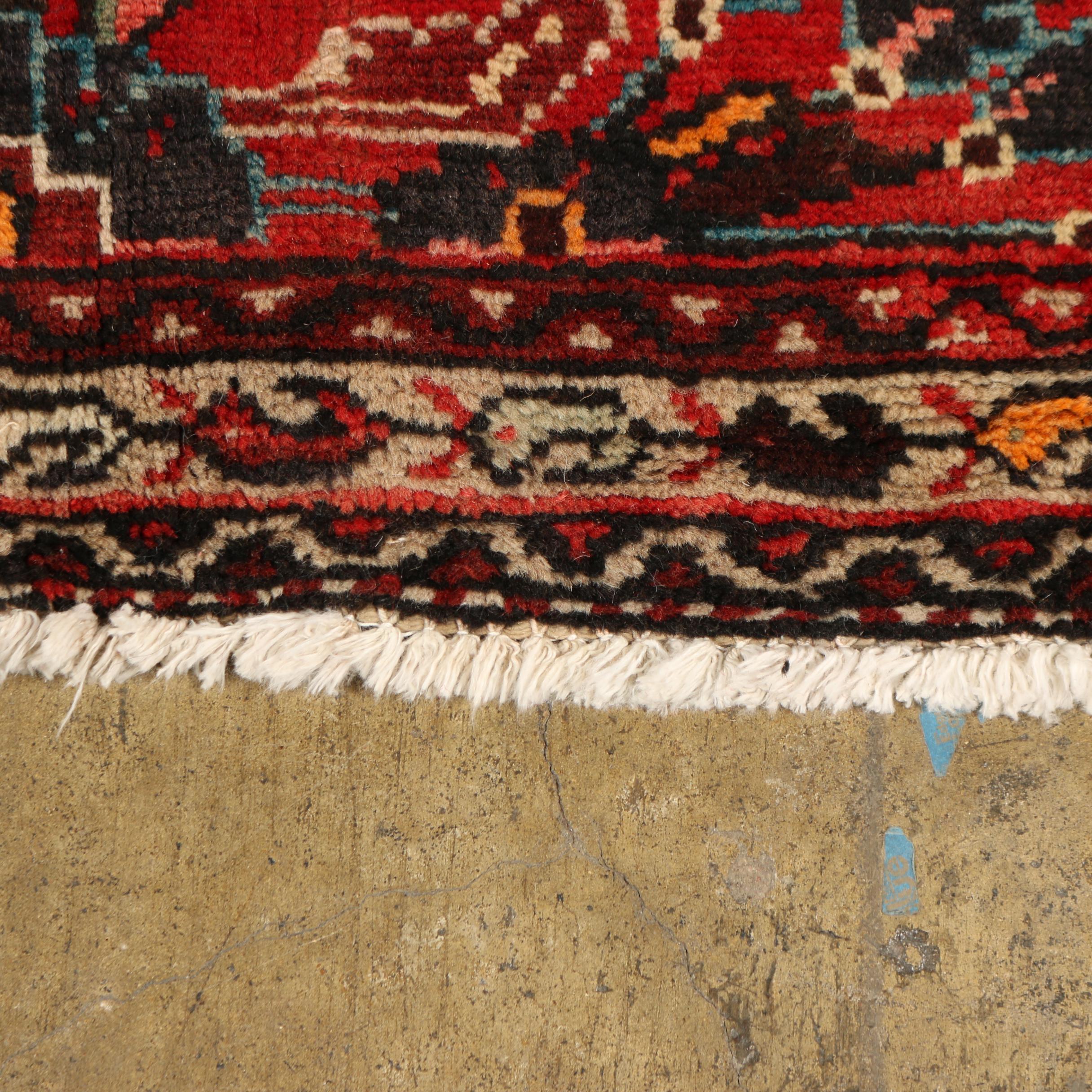 Hand-Knotted Persian Mehriban Wool Runner