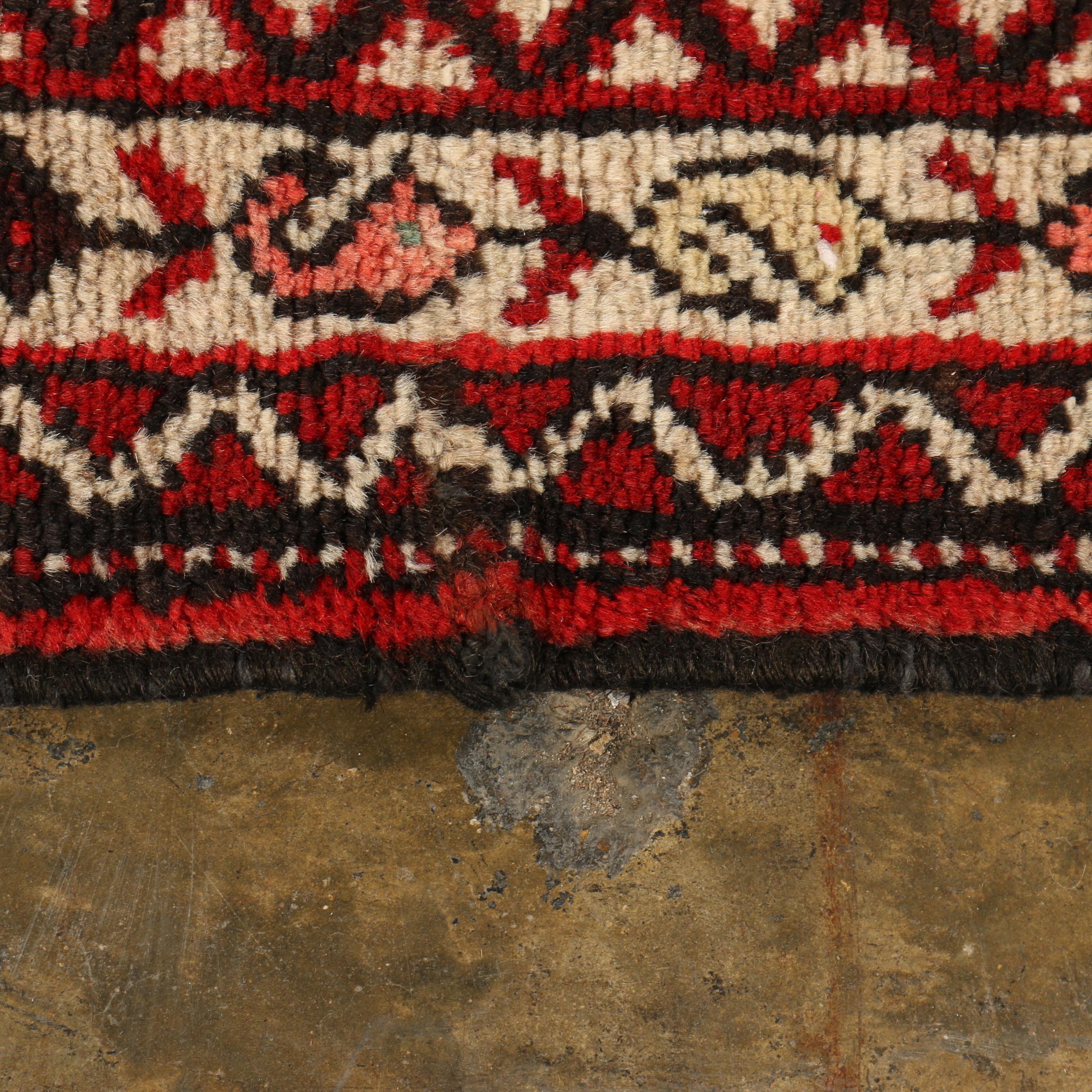 Hand-Knotted Persian Mehriban Wool Runner