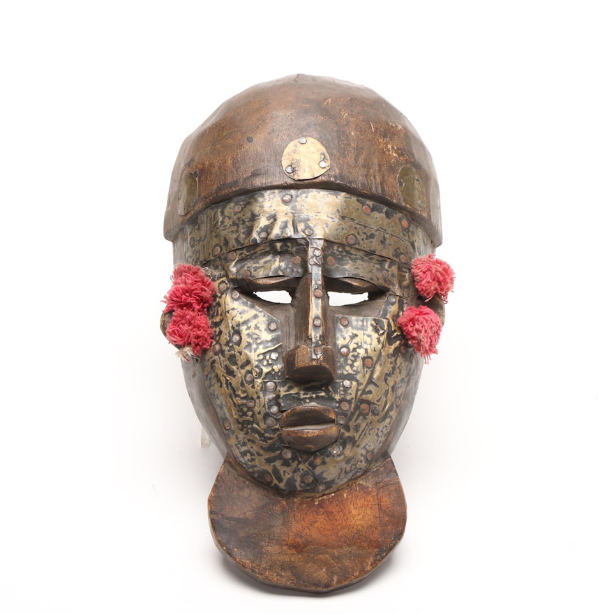 Hand Crafted African "Bambara" Mask