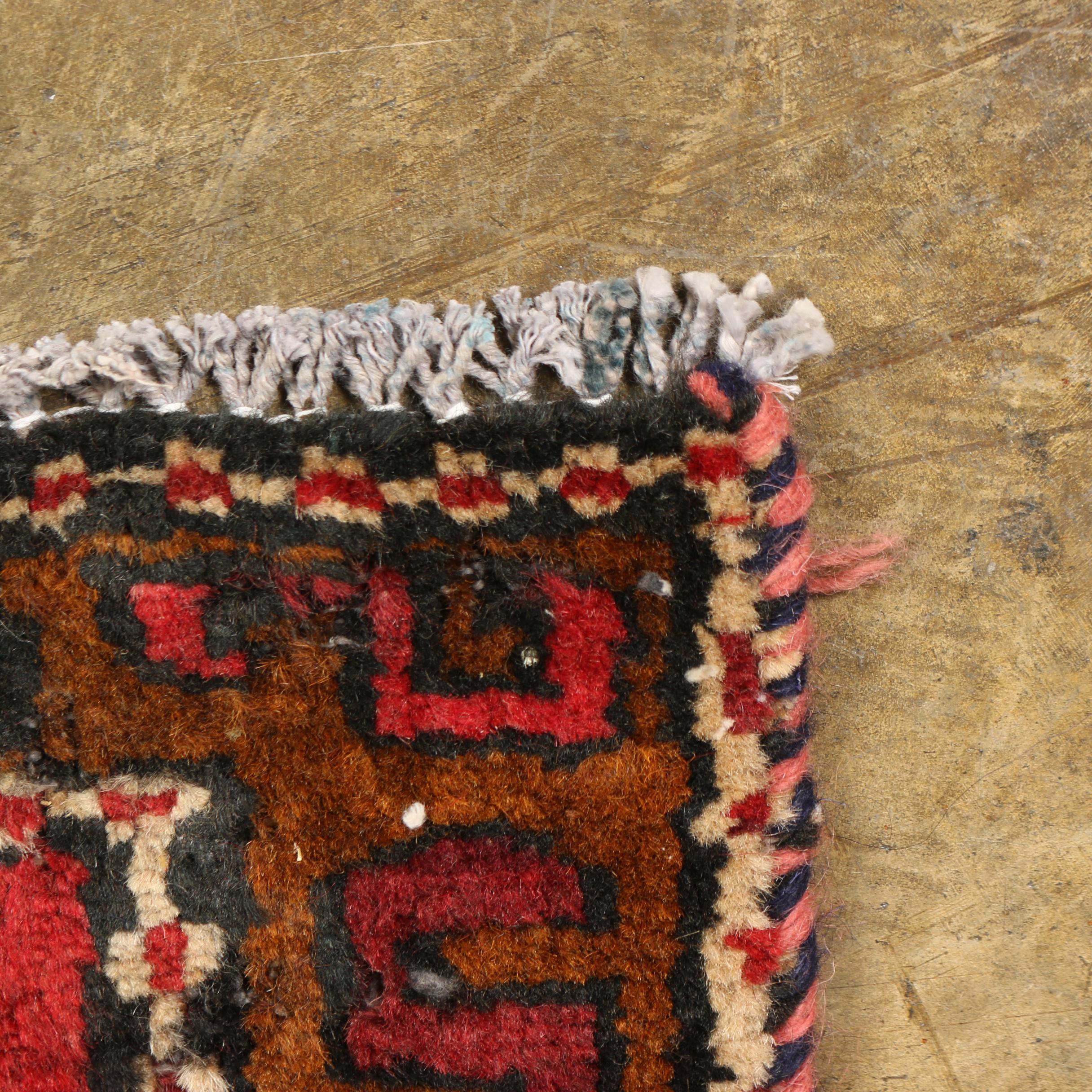 Hand-Knotted Persian Karaja Wool Palace Sized Runner