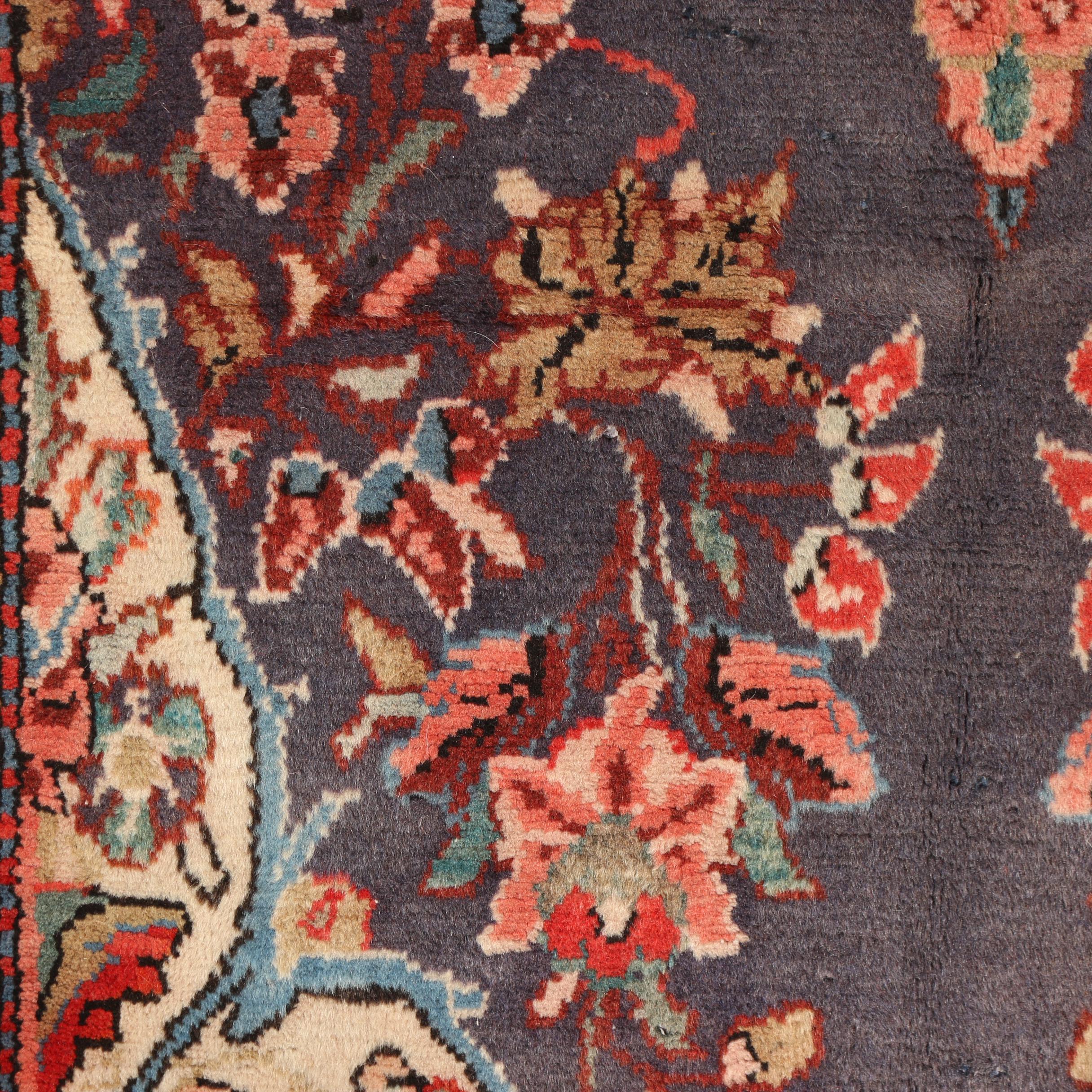 Hand-Knotted Persian Wool Carpet Runner