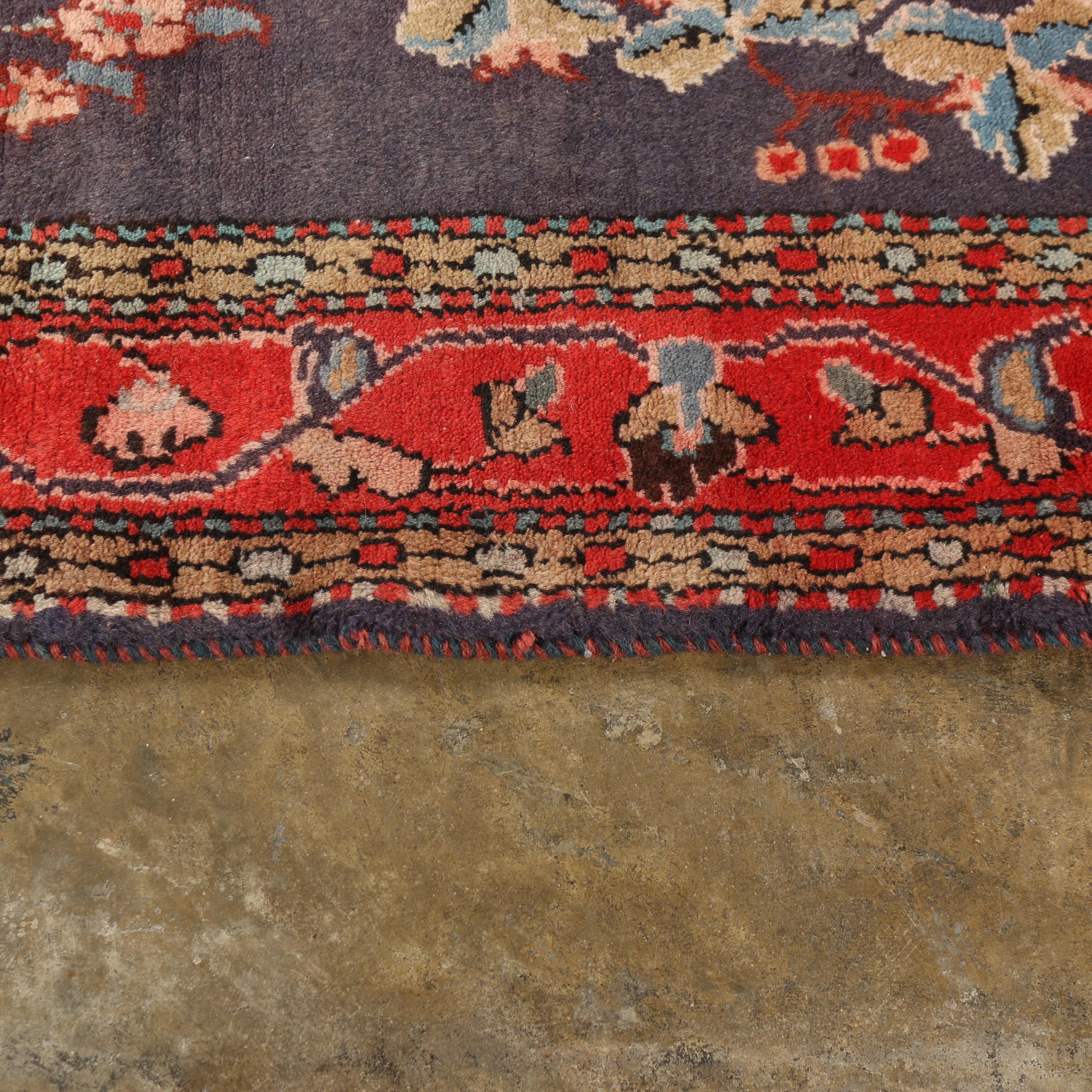 Hand-Knotted Persian Wool Carpet Runner