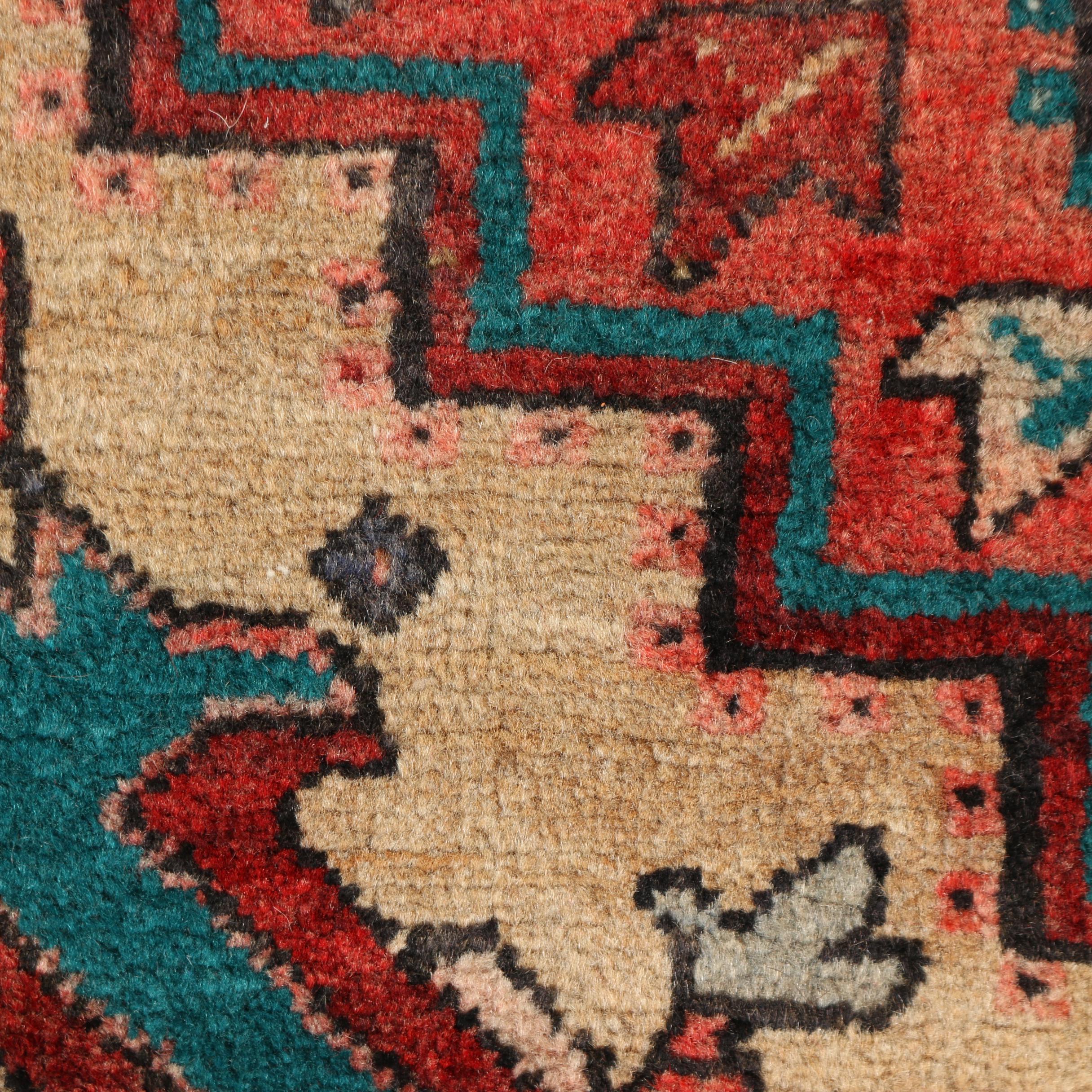 Hand-Knotted Anatolian Konya Wool Mat