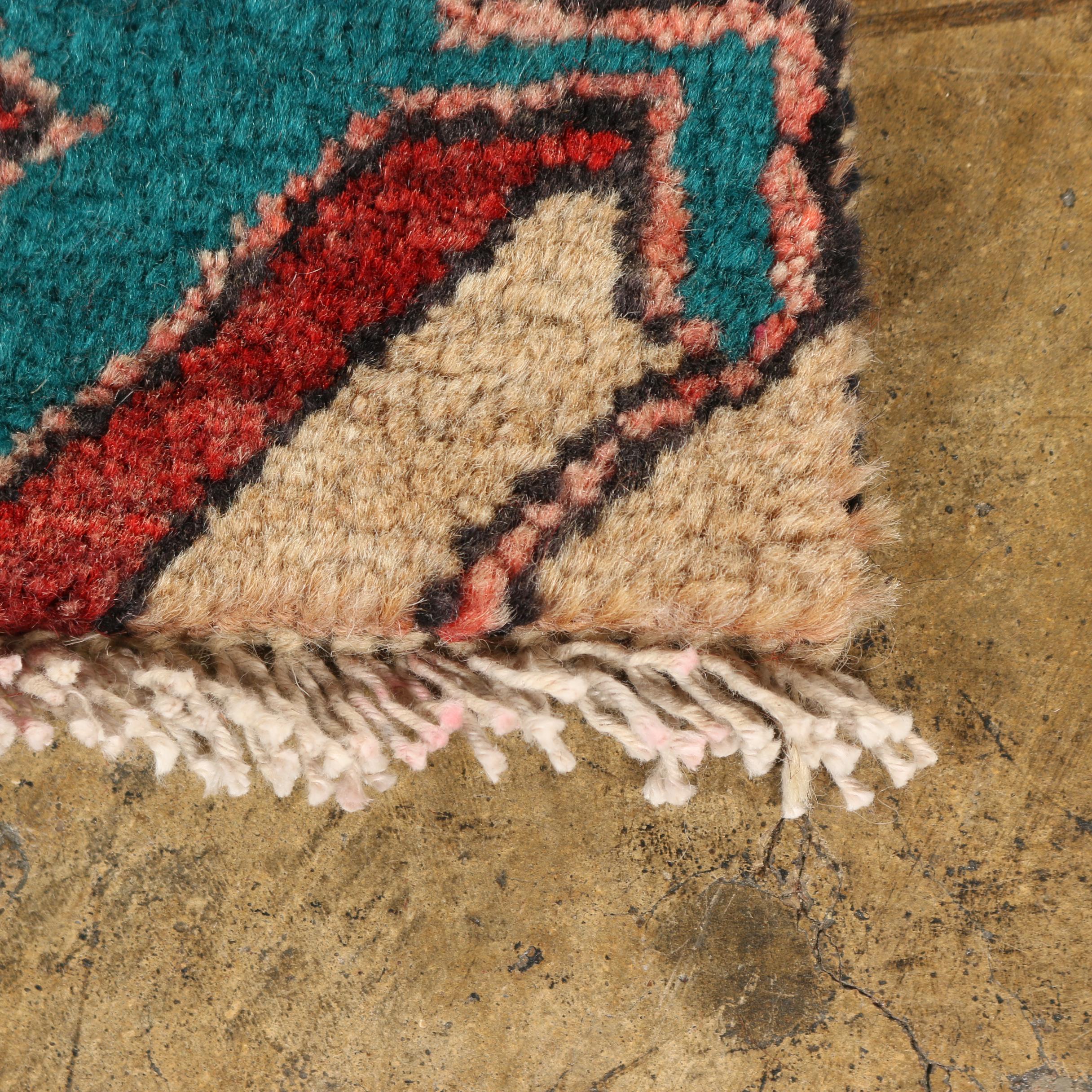 Hand-Knotted Anatolian Konya Wool Mat
