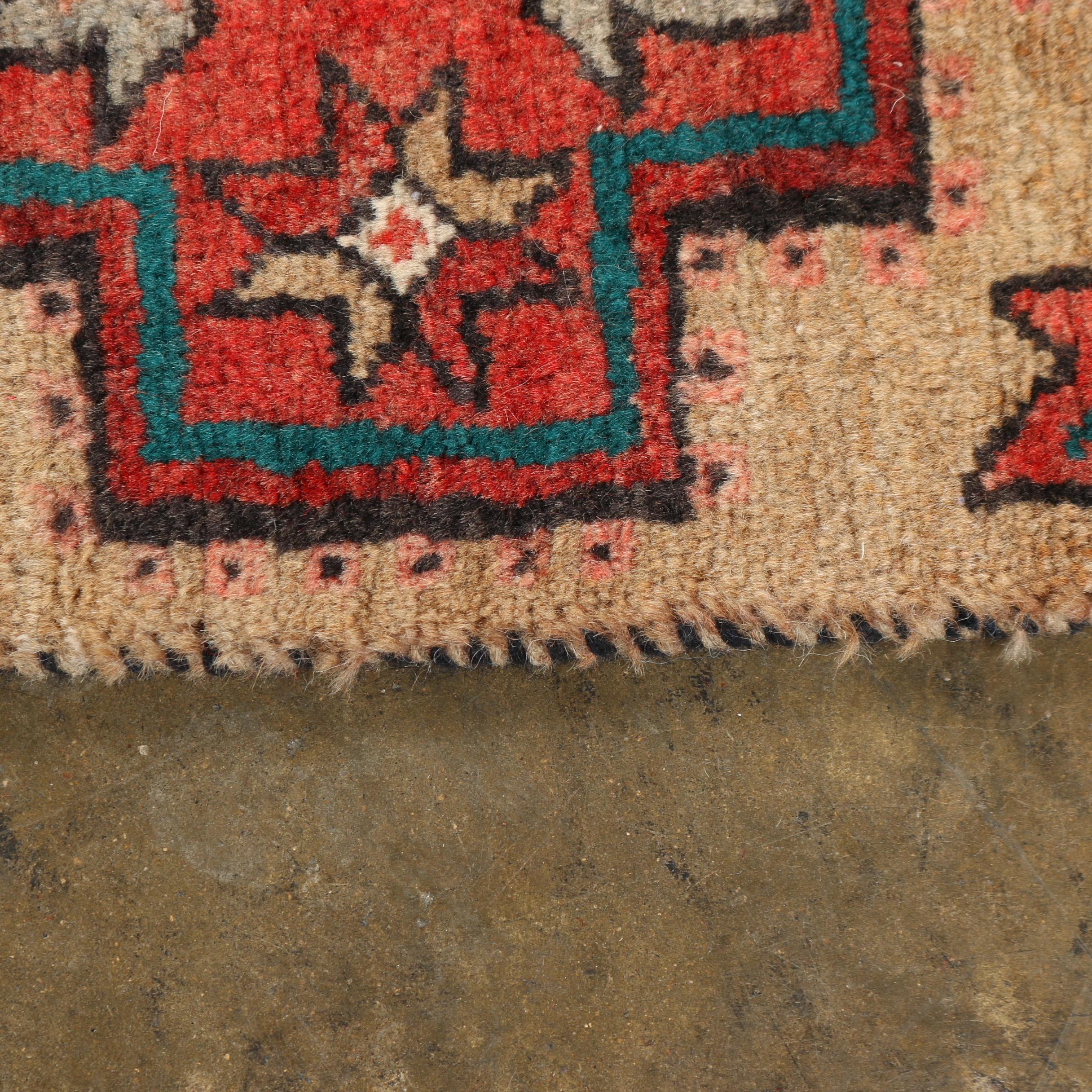Hand-Knotted Anatolian Konya Wool Mat