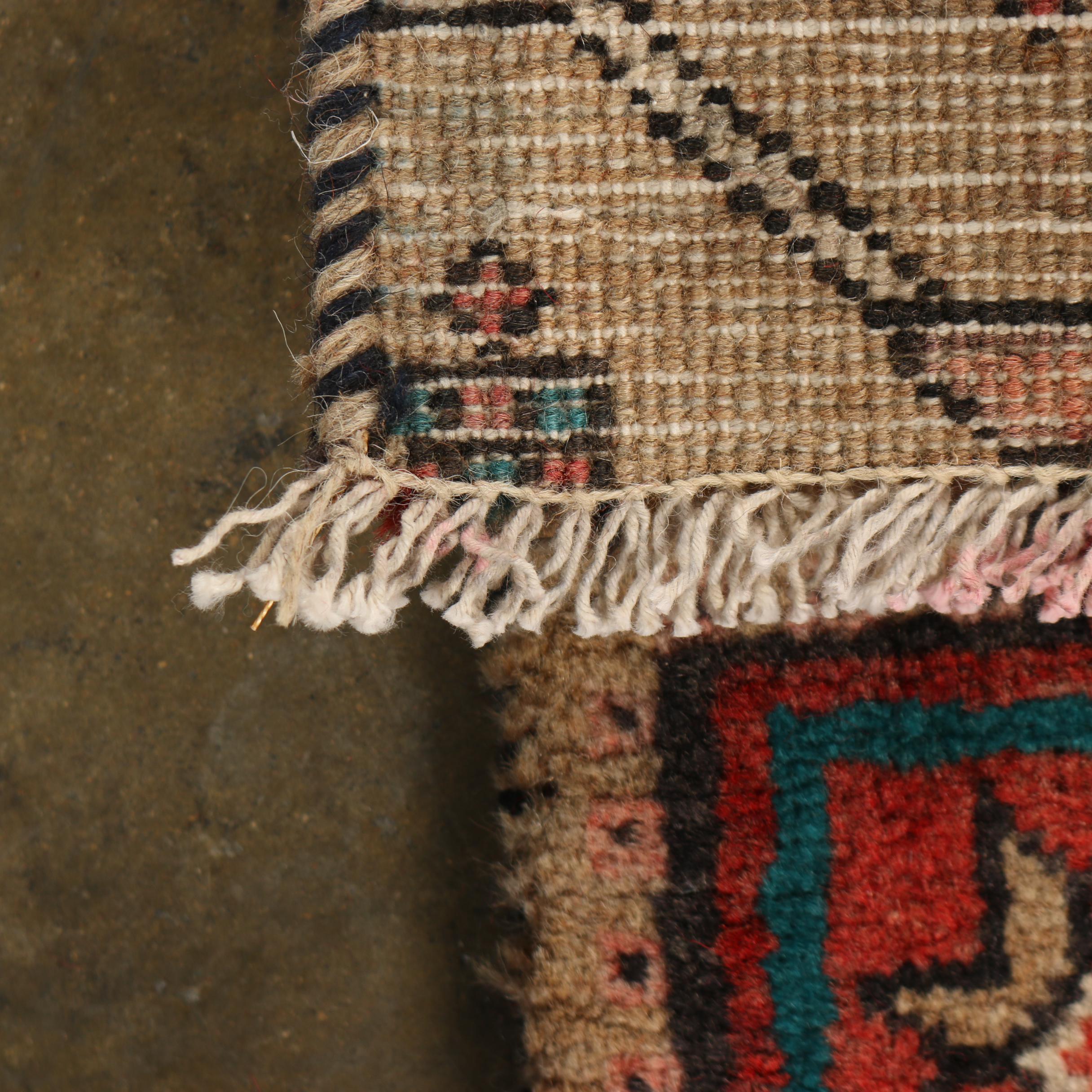 Hand-Knotted Anatolian Konya Wool Mat