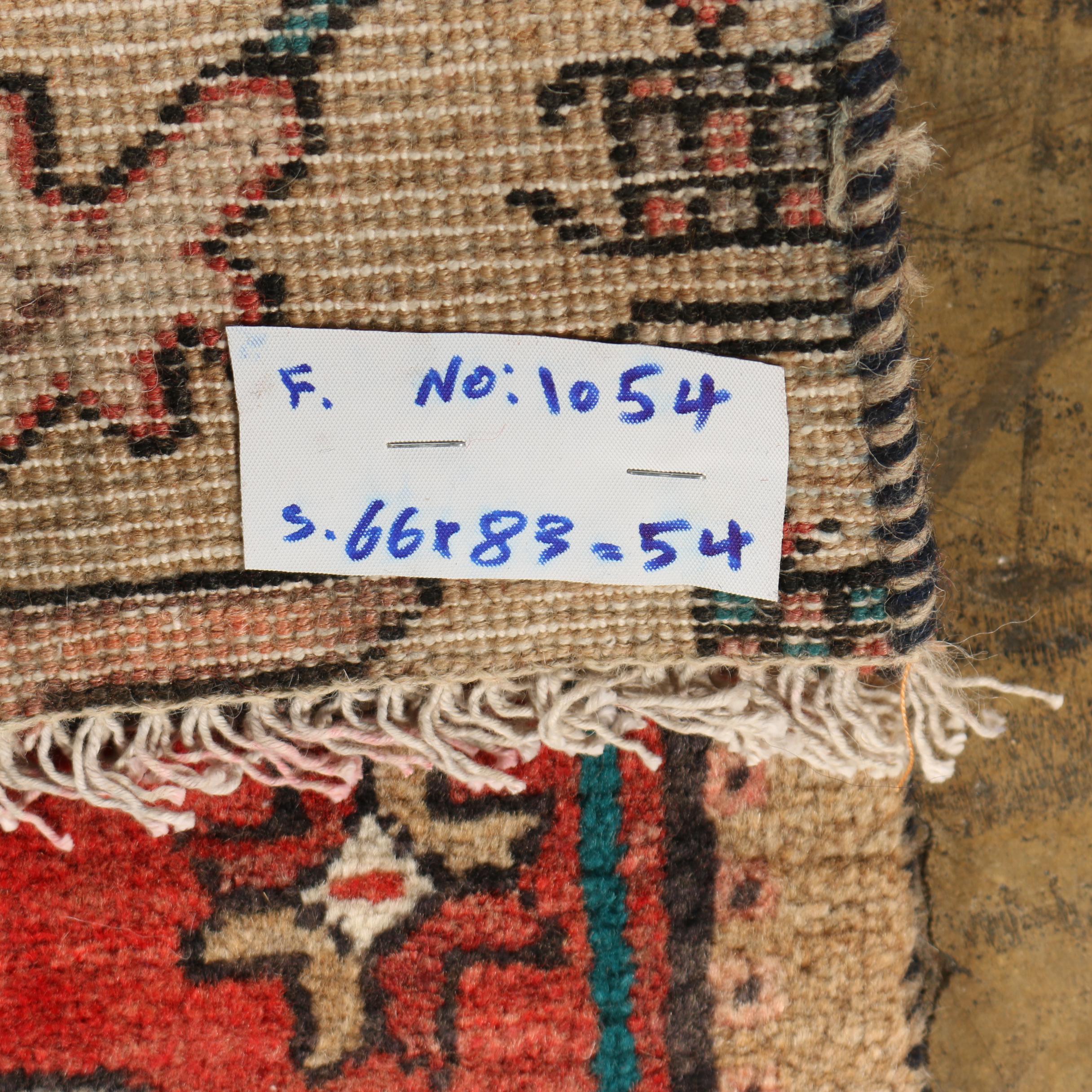 Hand-Knotted Anatolian Konya Wool Mat