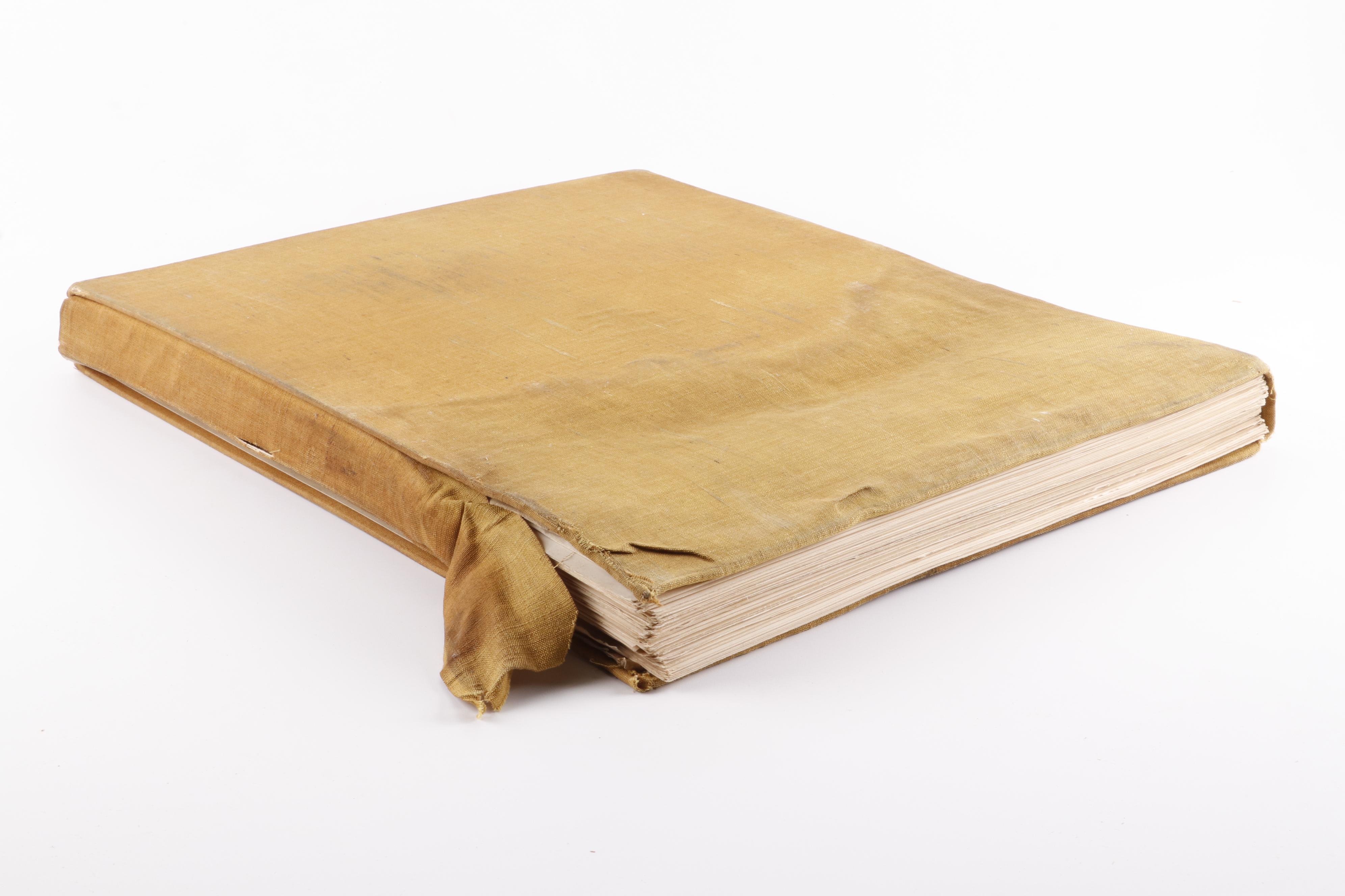 "Chotscho" Gaochang China Archaeological Folio Book in German, 1913