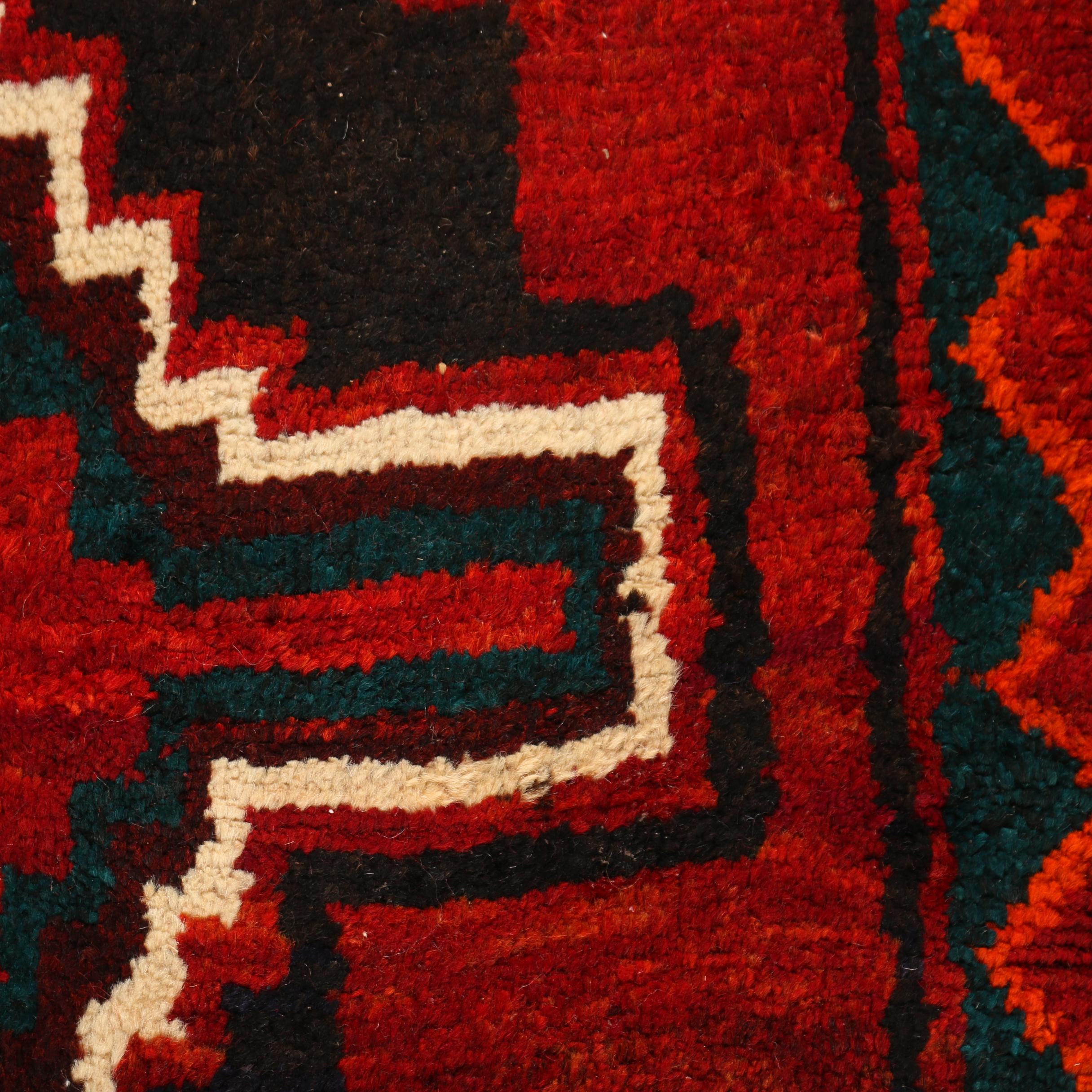 Hand-Knotted Persian Bowenat Wool Rug