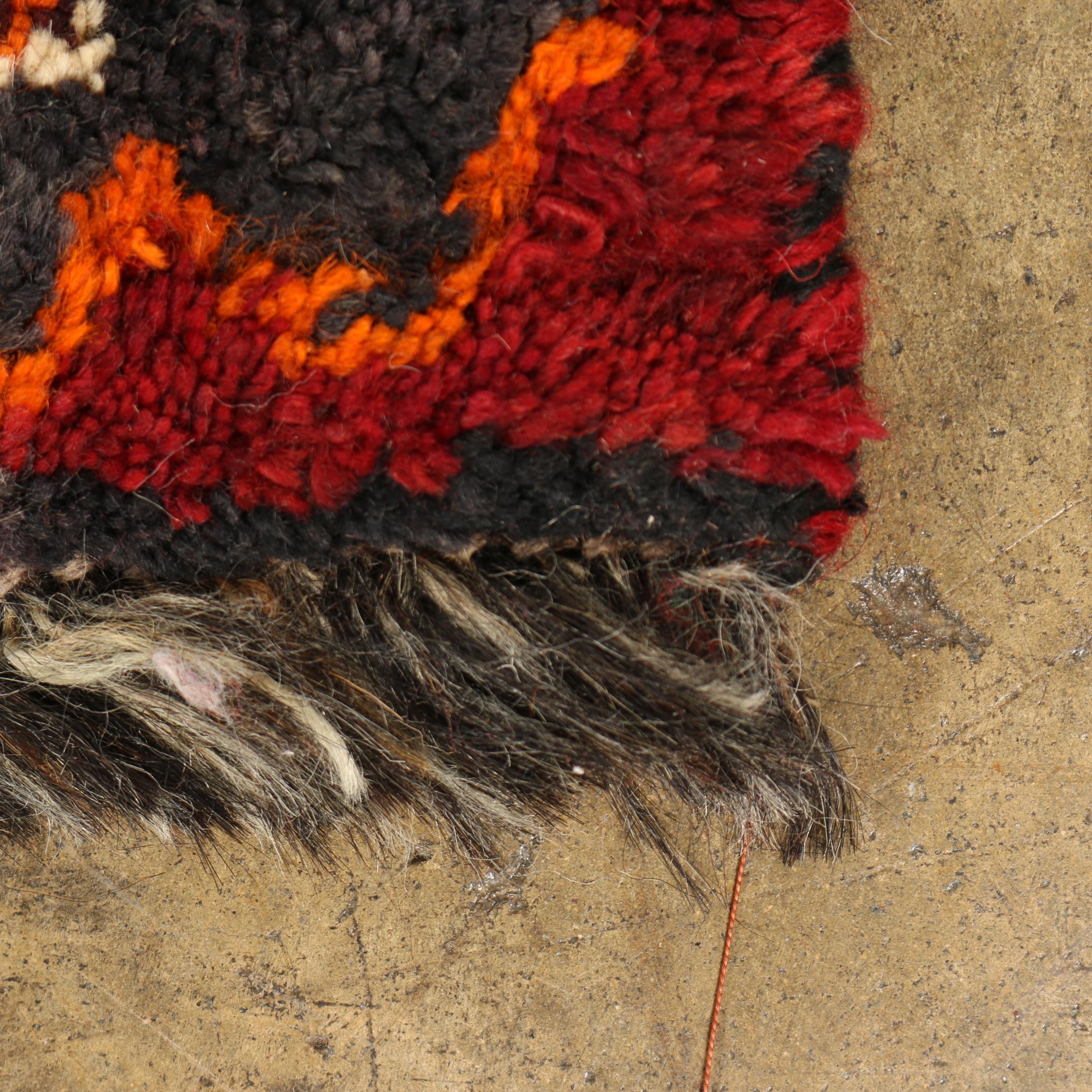 Hand-Knotted Persian Bowenat Wool Rug